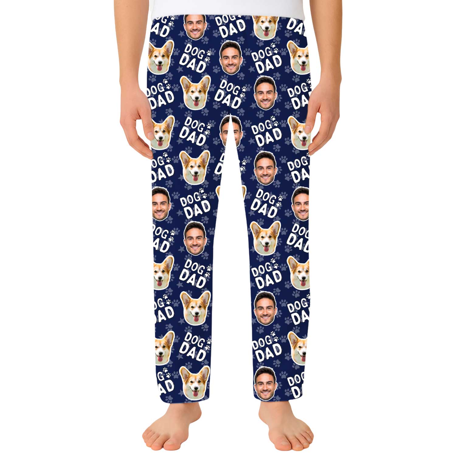 Men's Dog Dad Custom PJ Pants