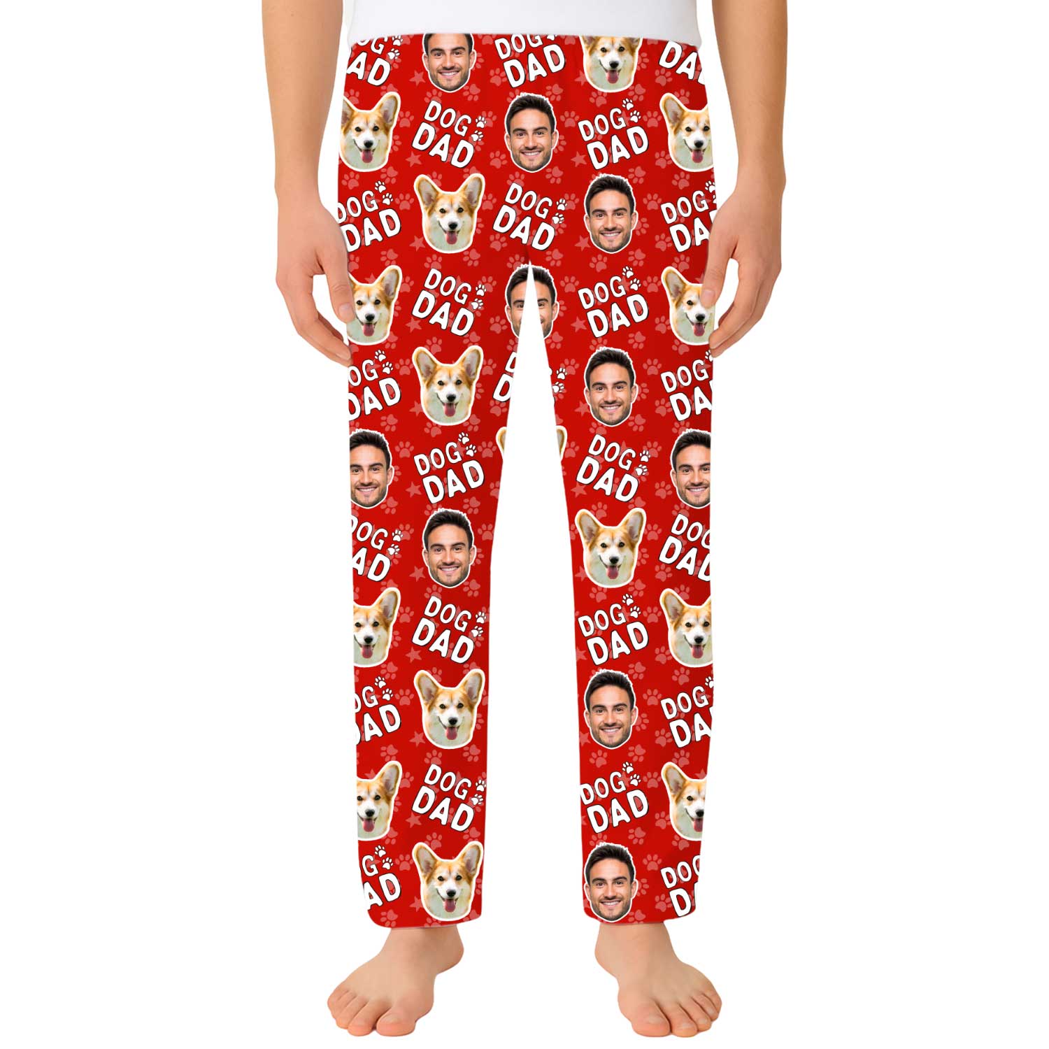 Men's Dog Dad Custom PJ Pants