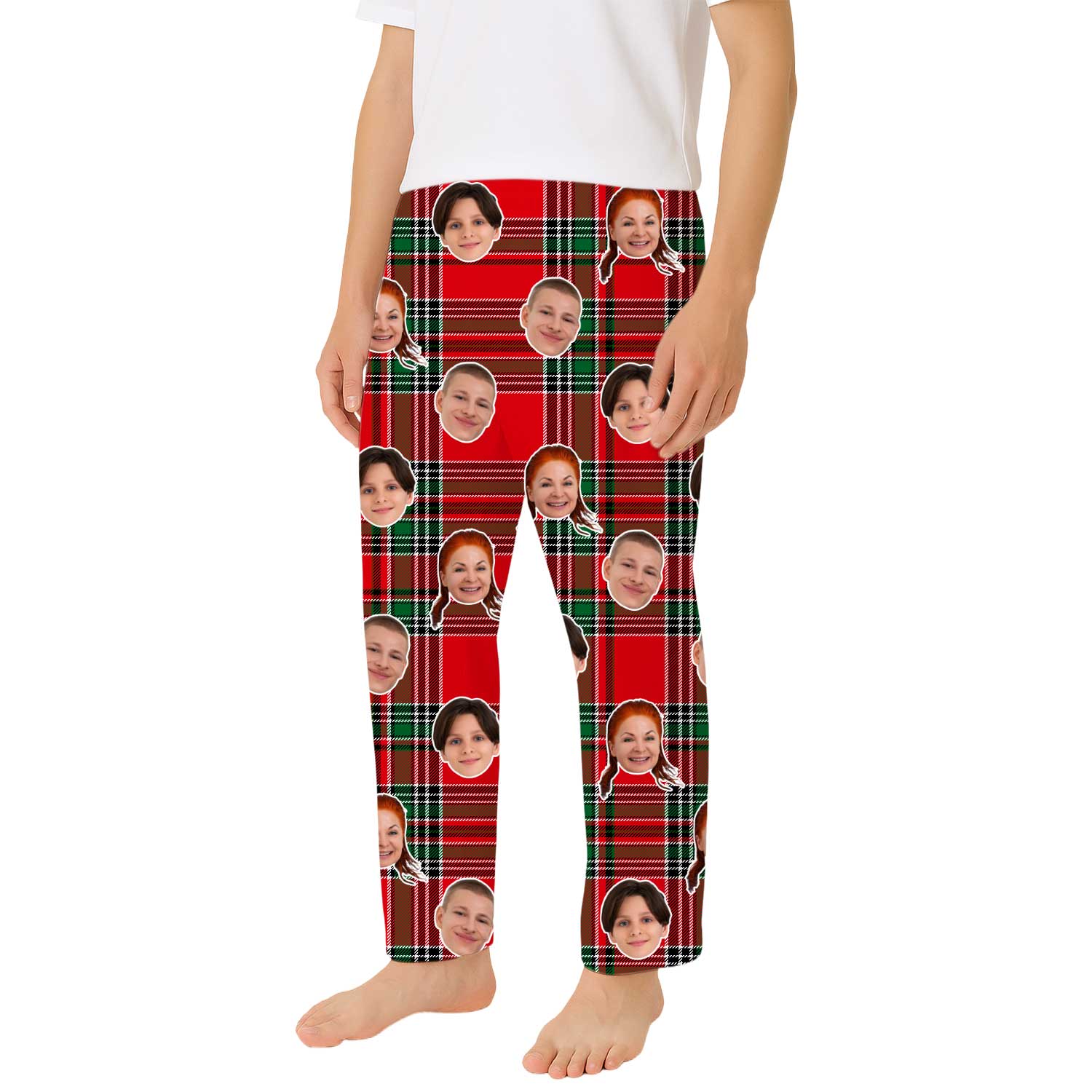 Red Tartan Men's PJ Pants