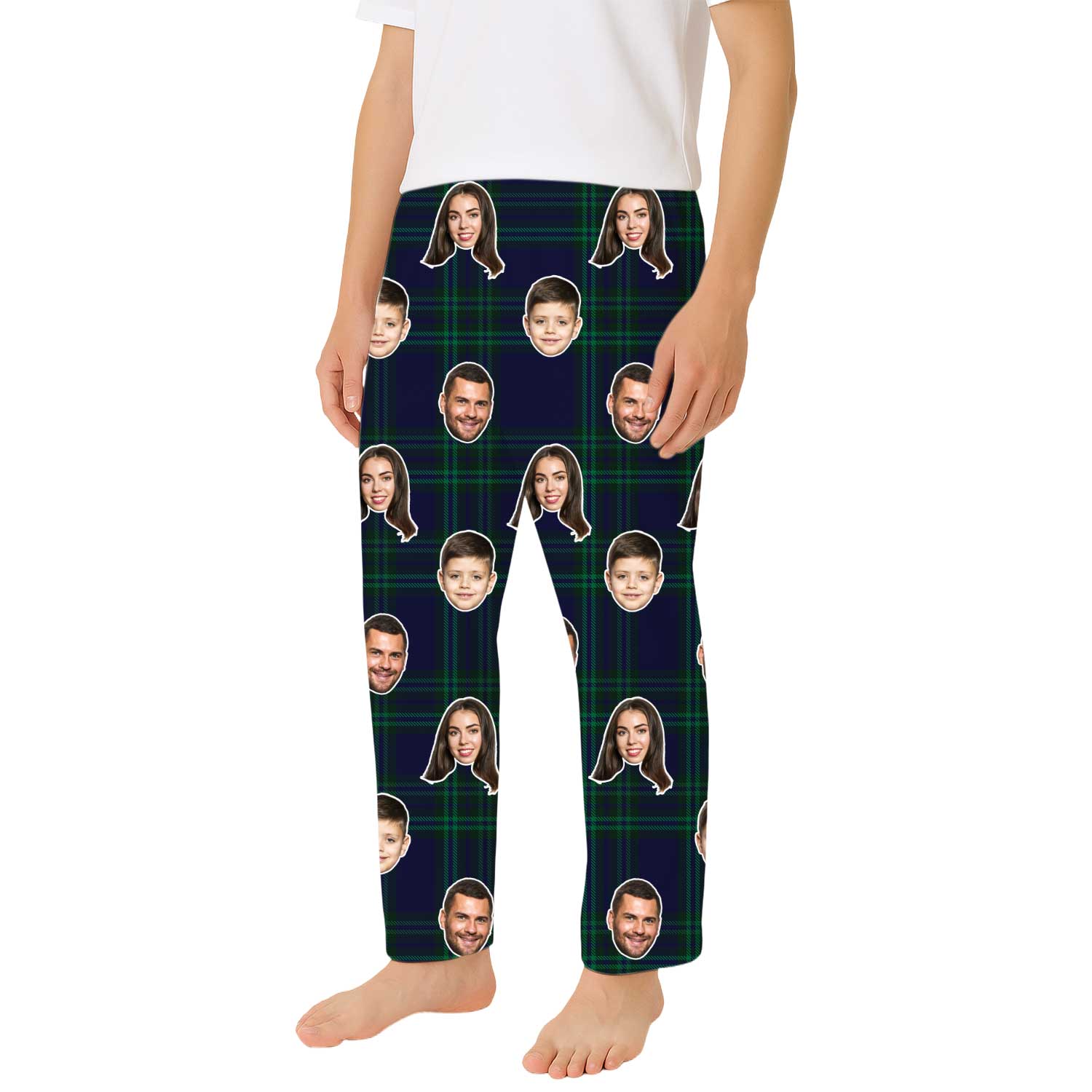Navy Tartan Men's PJ Pants