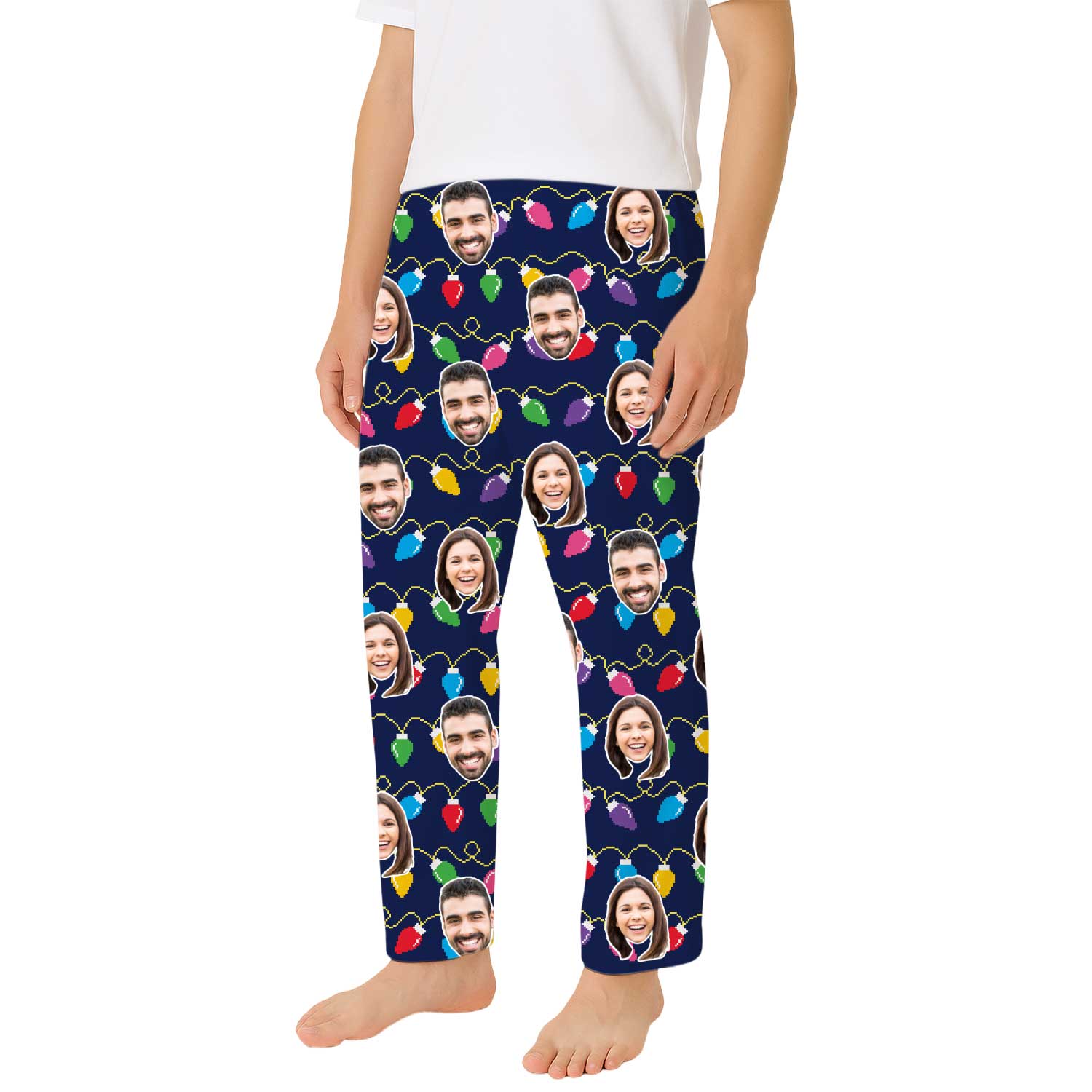 Christmas Lights Men's PJ Pants