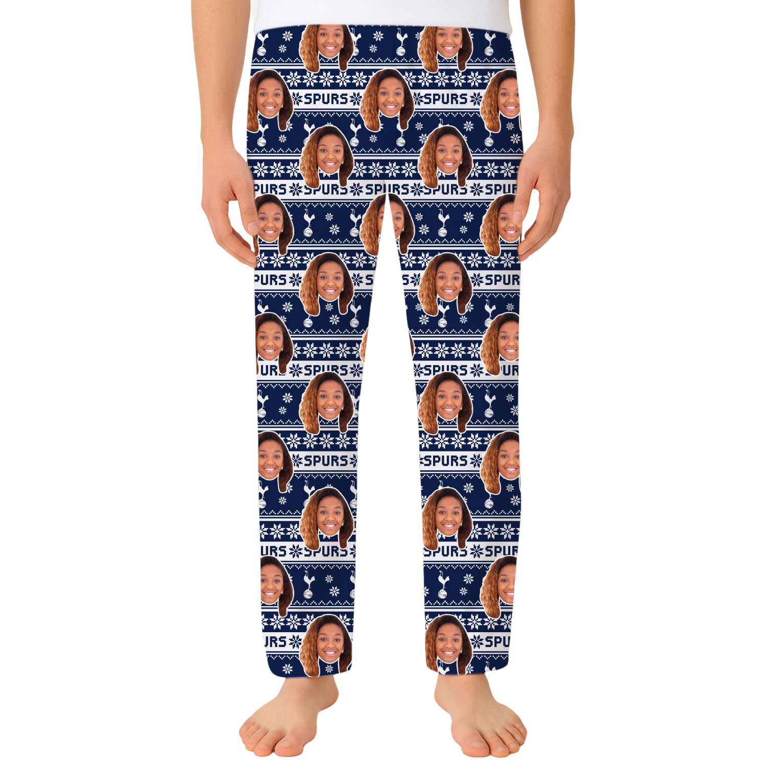 Spurs Christmas Men's Custom PJ Pants