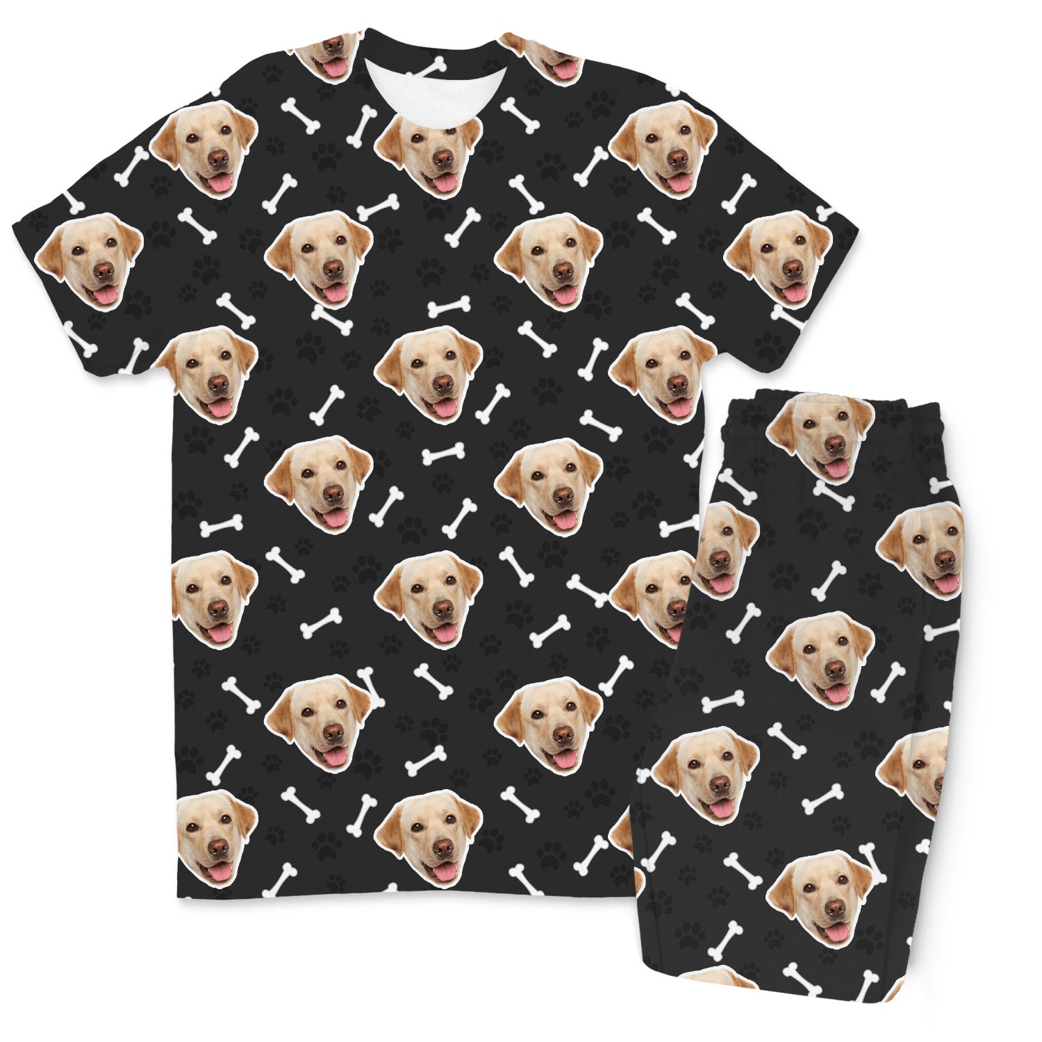 Your Dog Men's Custom Pajamas - Pants Set