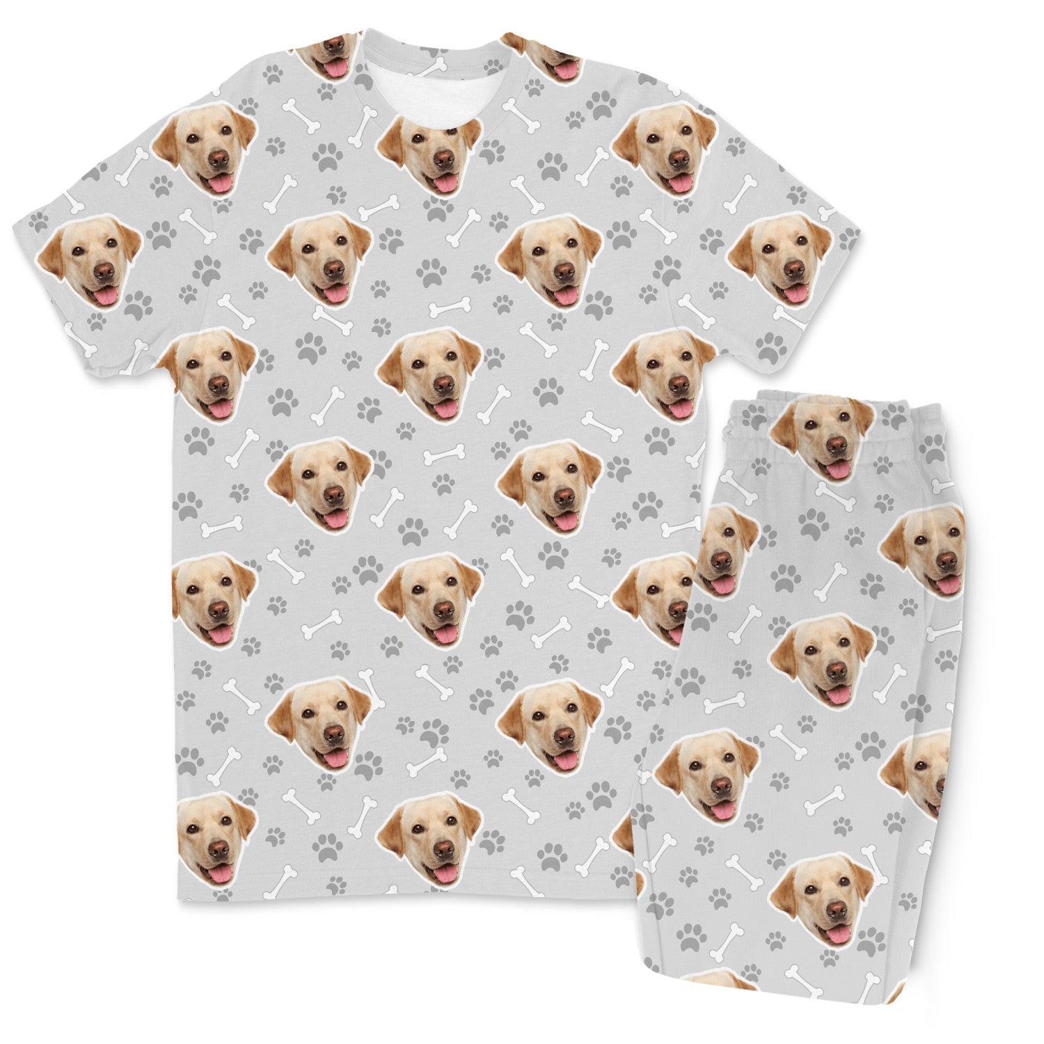 Your Dog Men's Custom Pajamas - Pants Set