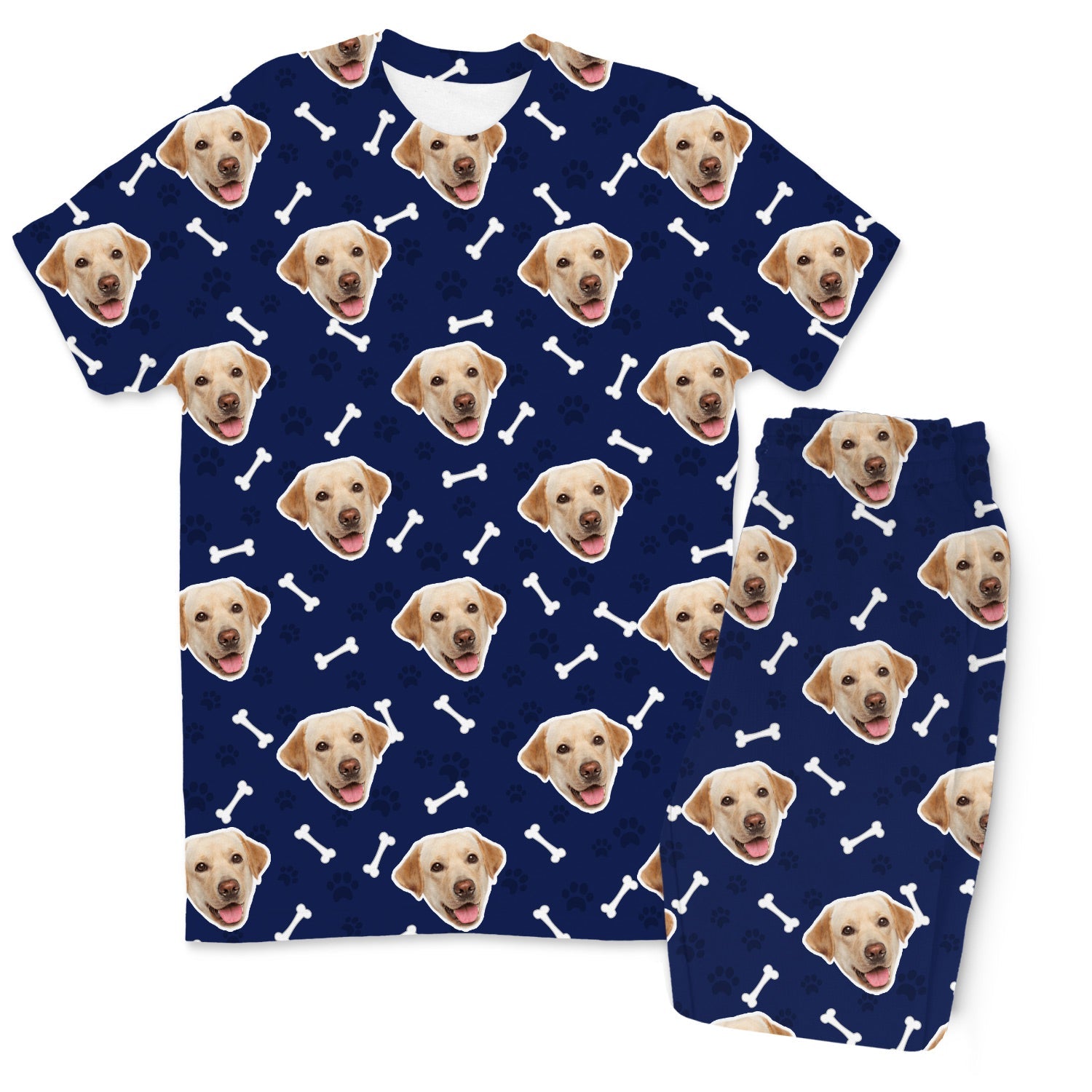 Your Dog Men's Custom Pajamas - Pants Set