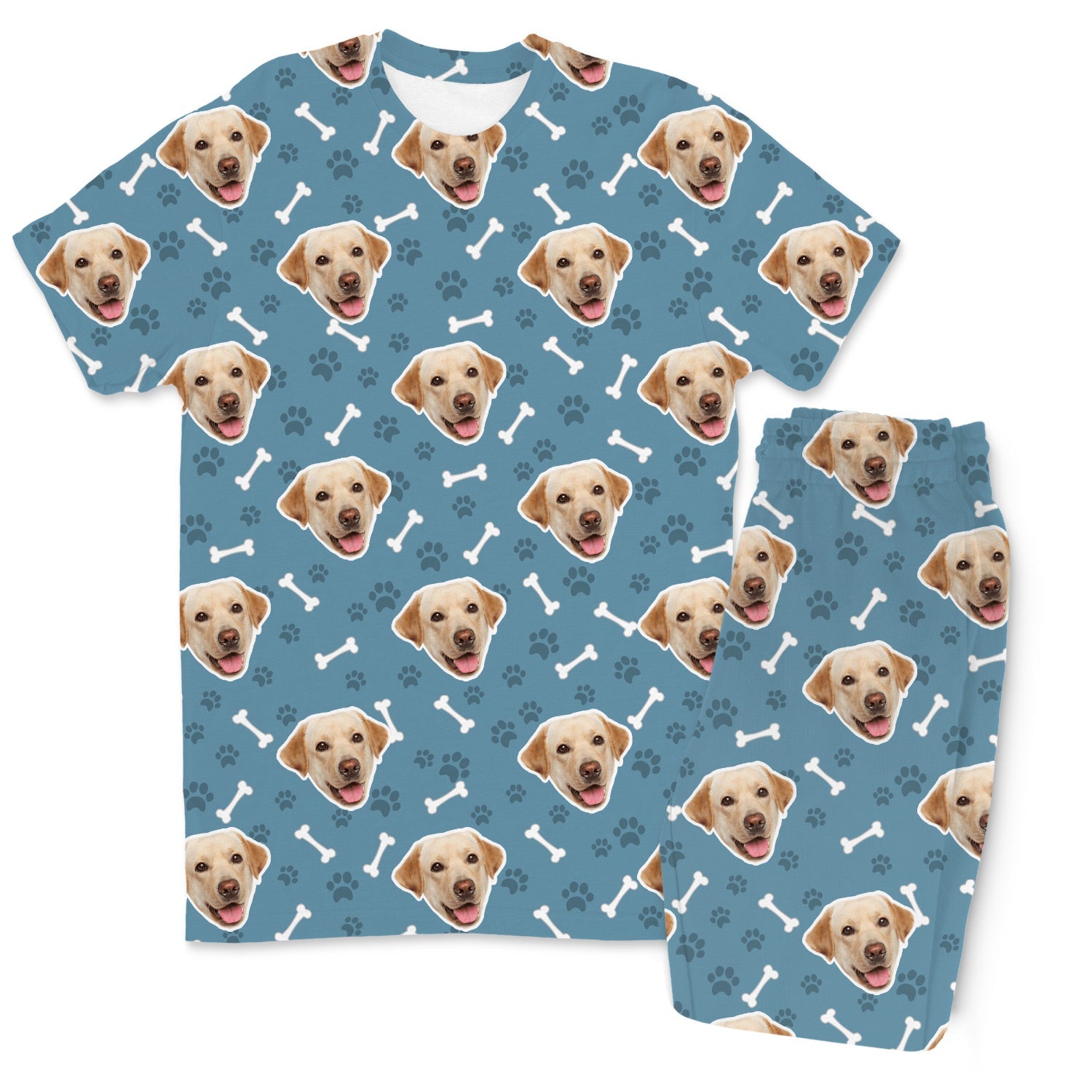 Your Dog Men's Custom Pajamas - Pants Set