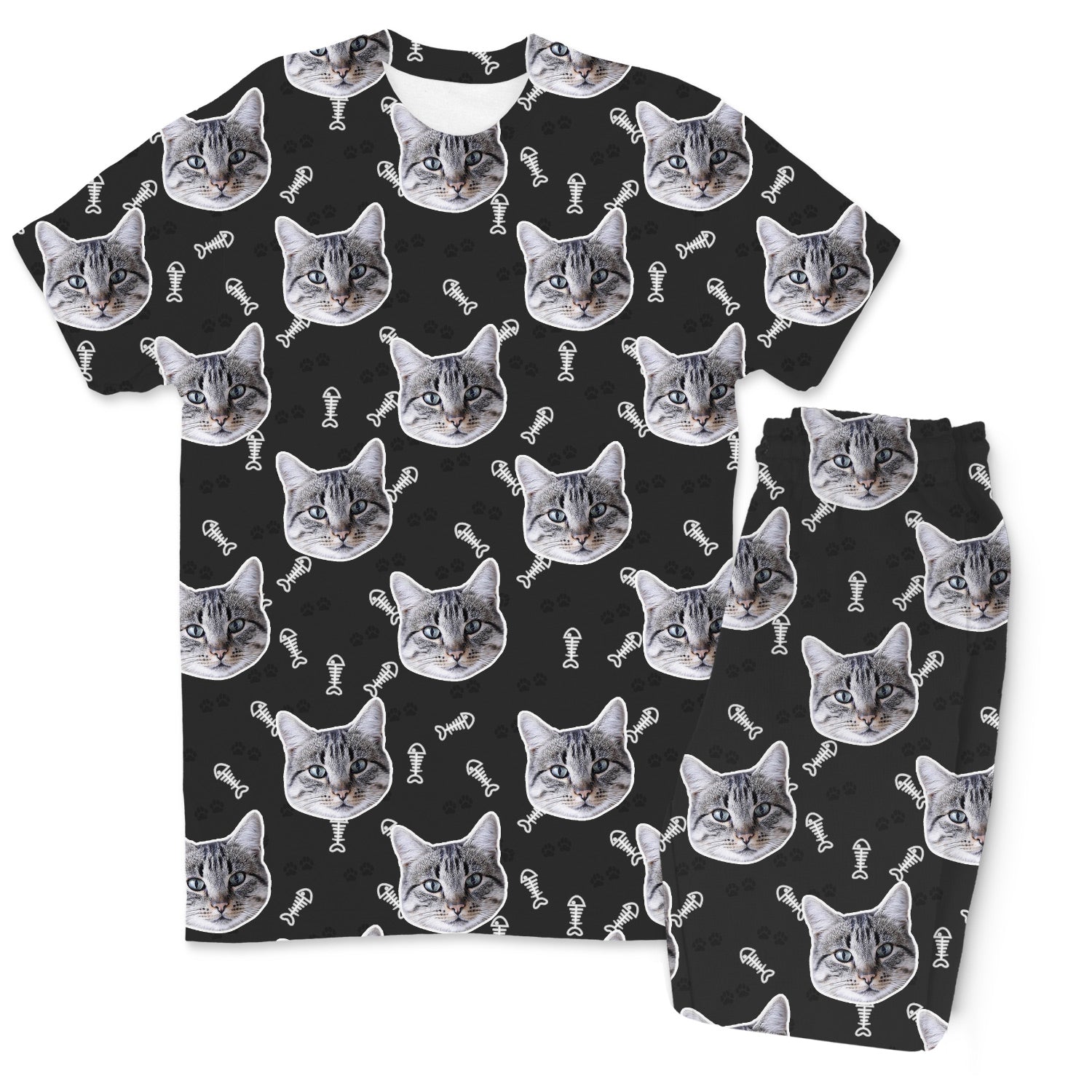 Your Cat Men's Custom Pajamas - Pants Set