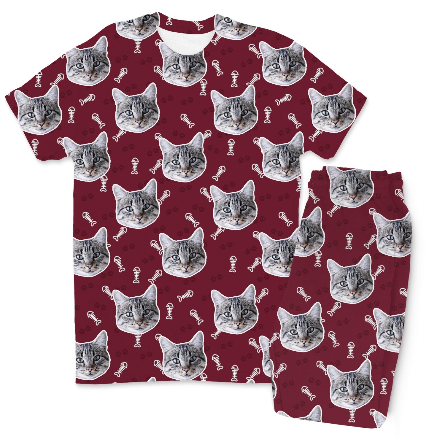Your Cat Men's Custom Pajamas - Pants Set