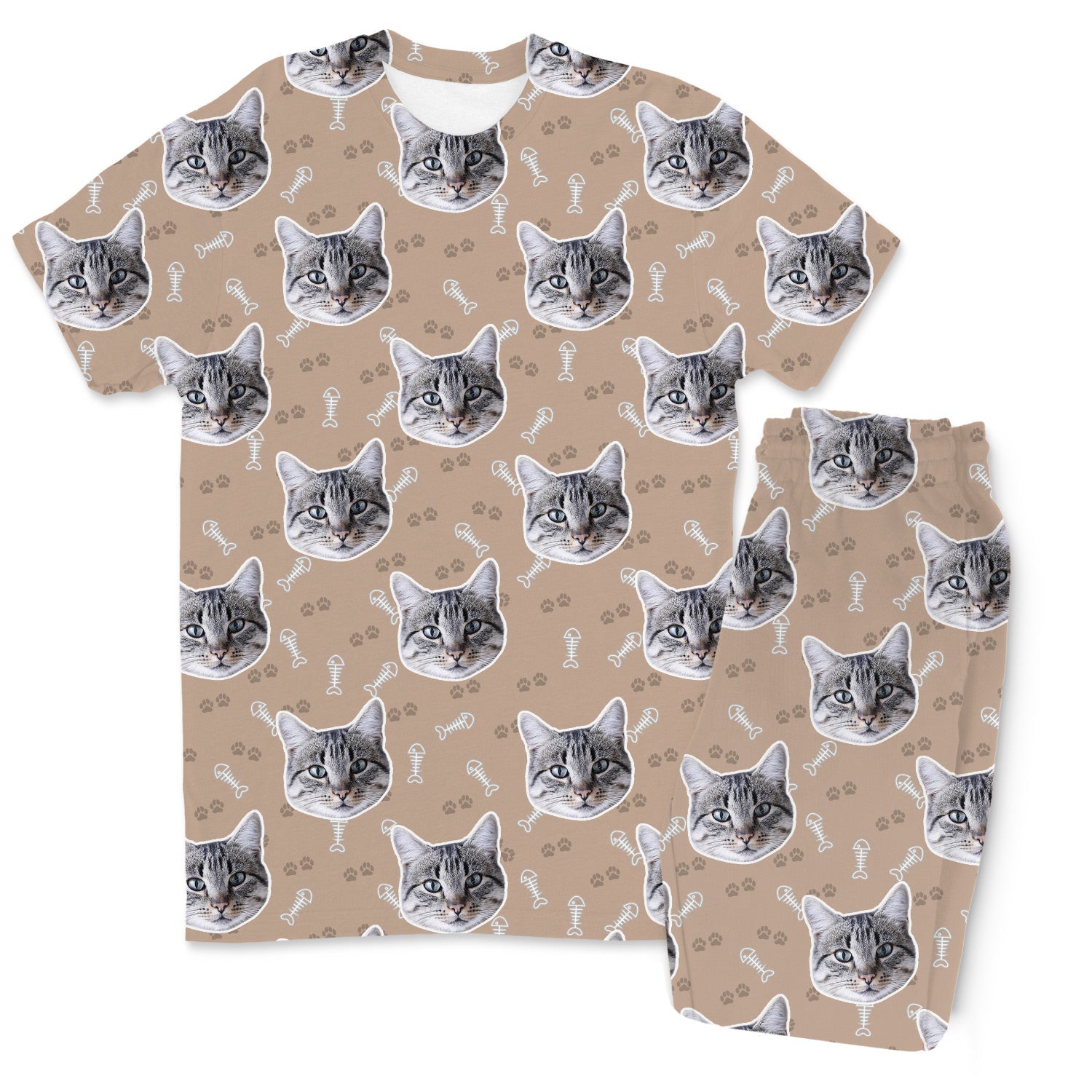 Your Cat Men's Custom Pajamas - Pants Set