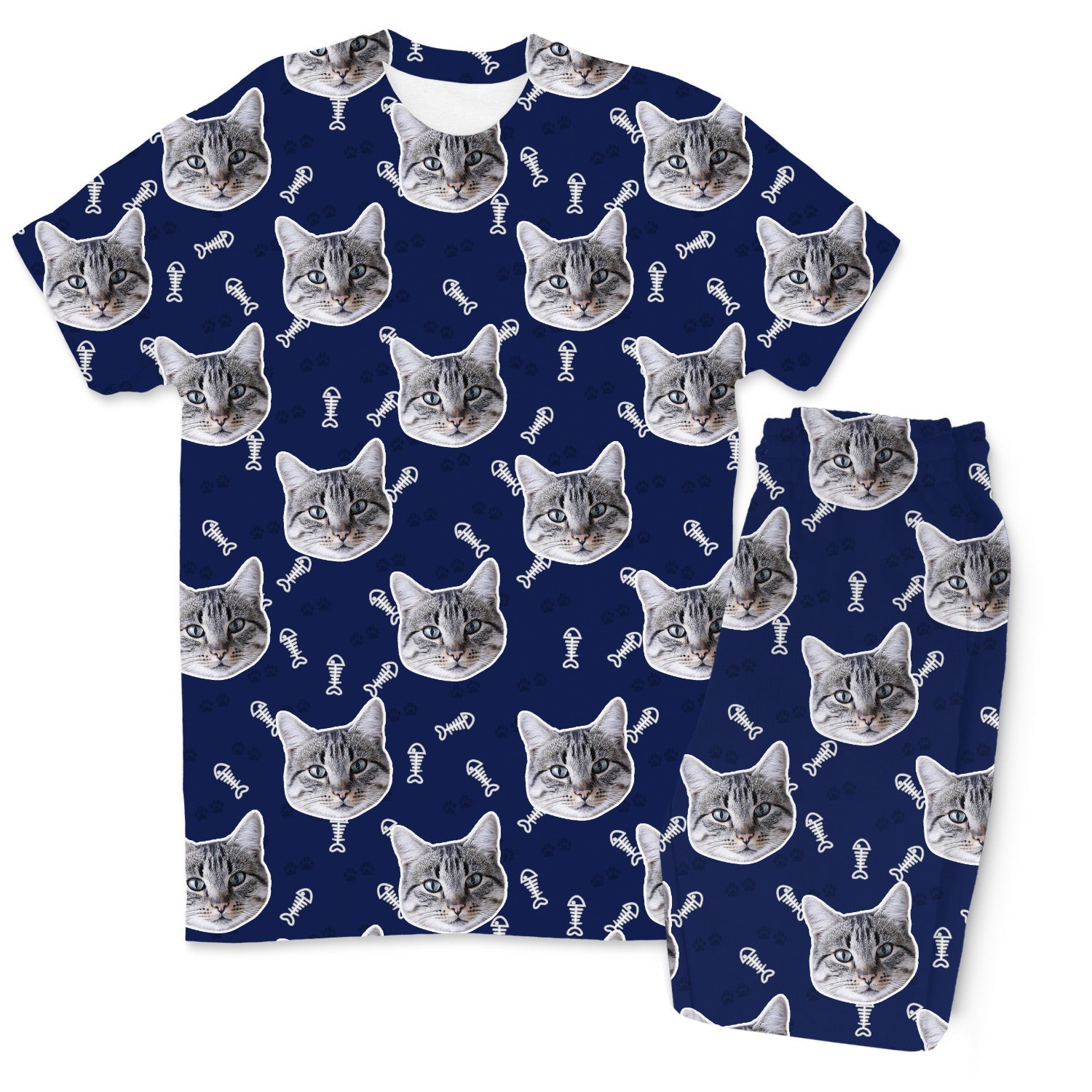 Your Cat Men's Custom Pajamas - Pants Set