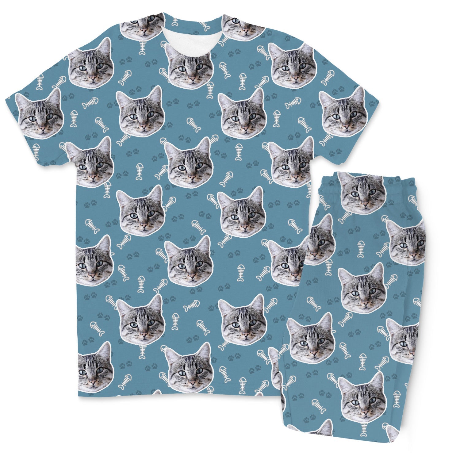 Your Cat Men's Custom Pajamas - Pants Set