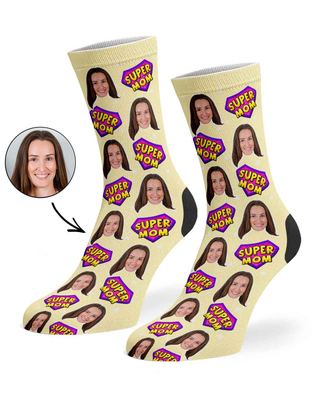 Super Mom Custom Socks