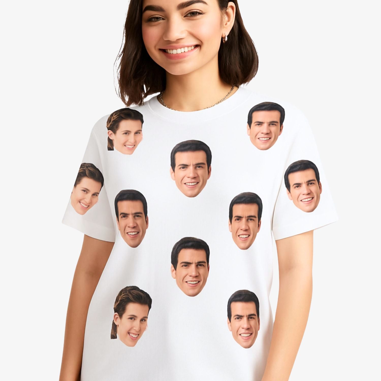 Couples Face custom T-Shirt
