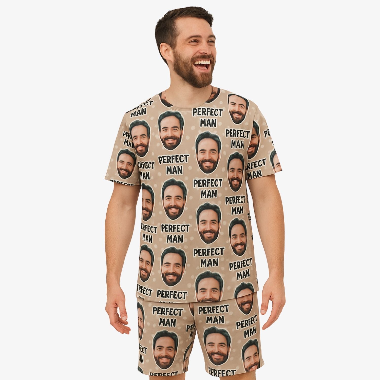perfect man personalized mens pjs
