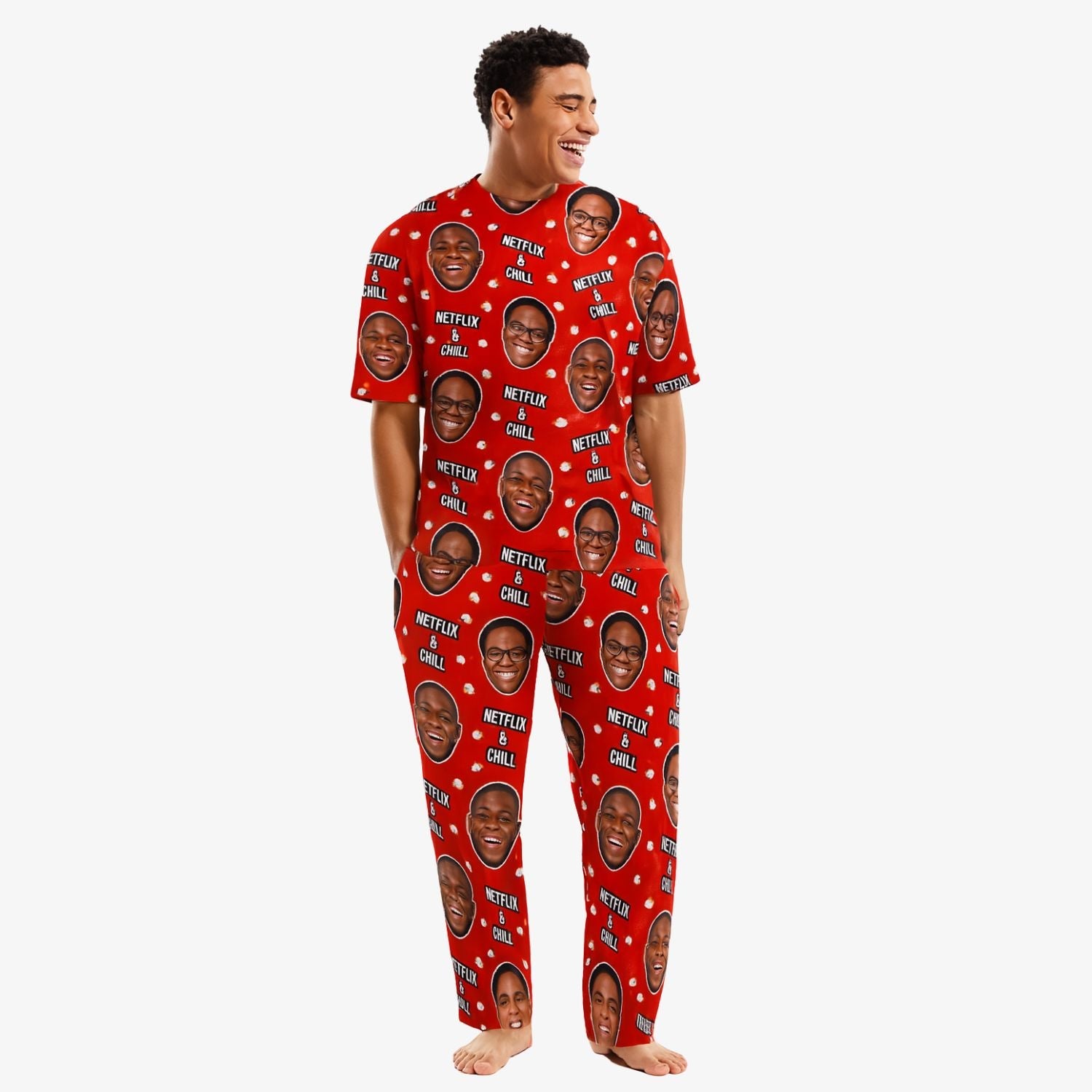 Men's Netflix & Chill Custom Pajamas