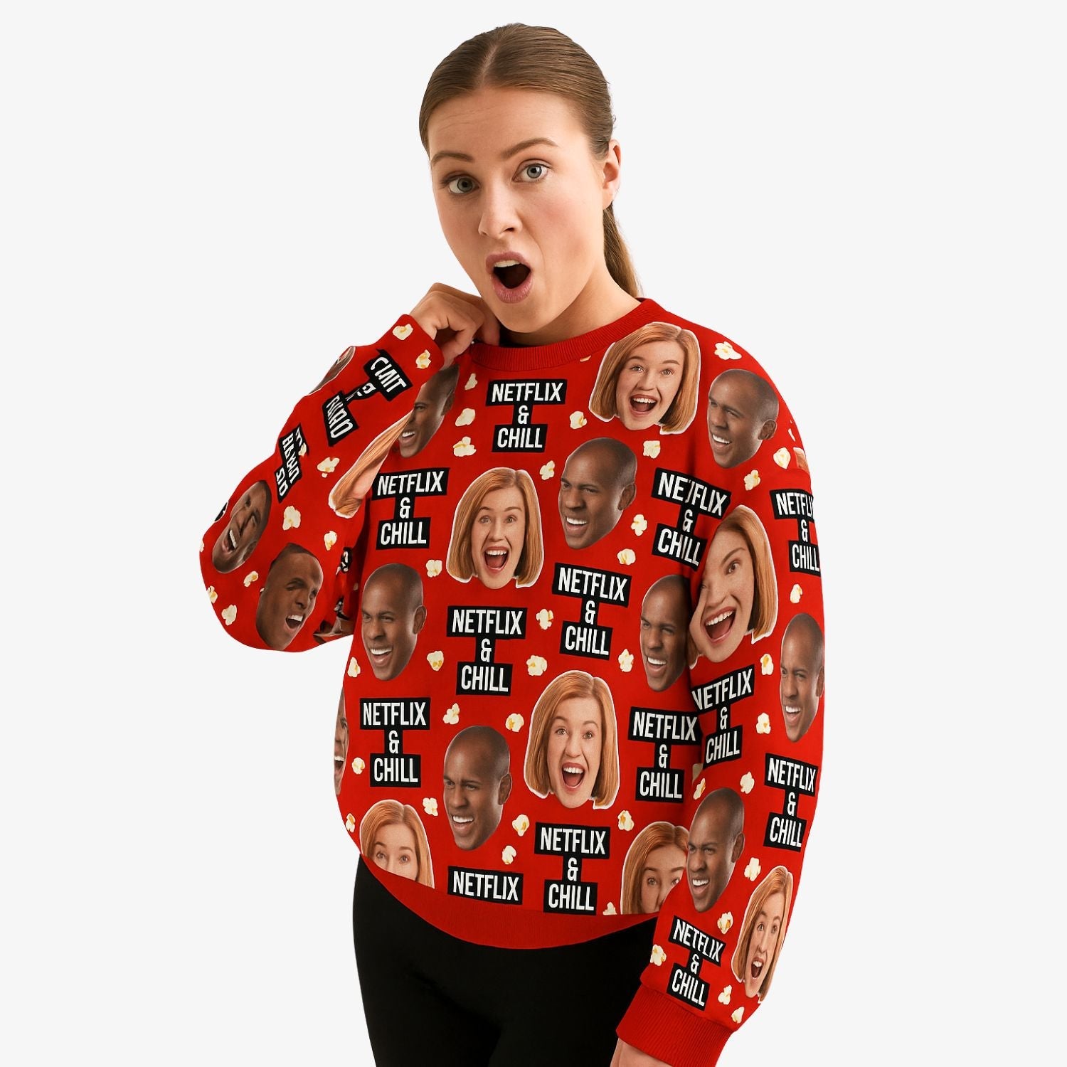 Netflix & Chill Custom Sweatshirt
