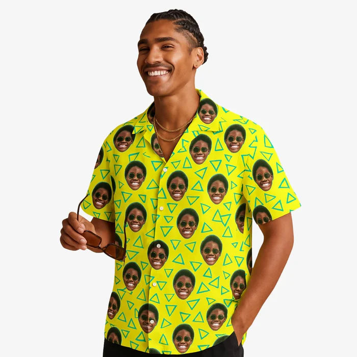 Retro Triangle Custom Hawaiian Shirt