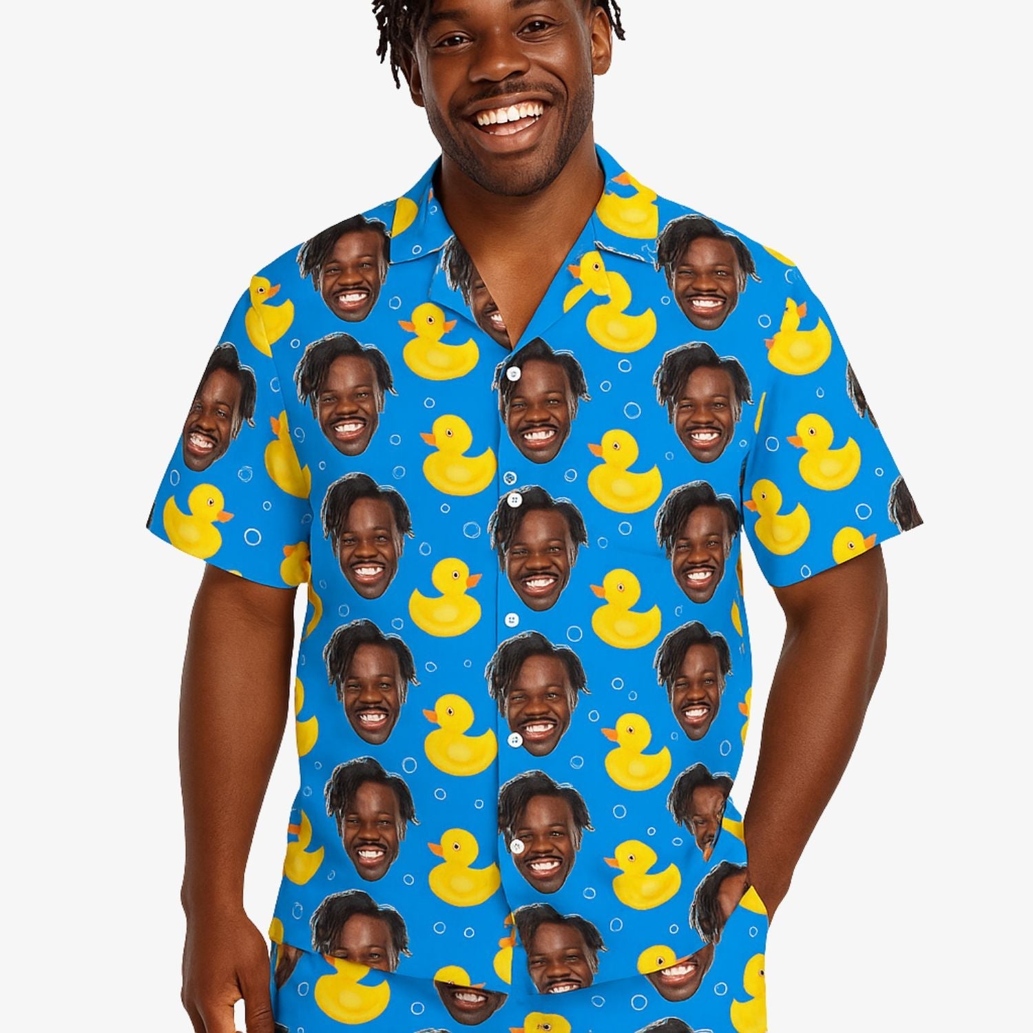 Rubber Duck Personalized Hawaiian Shirt Shorts Set