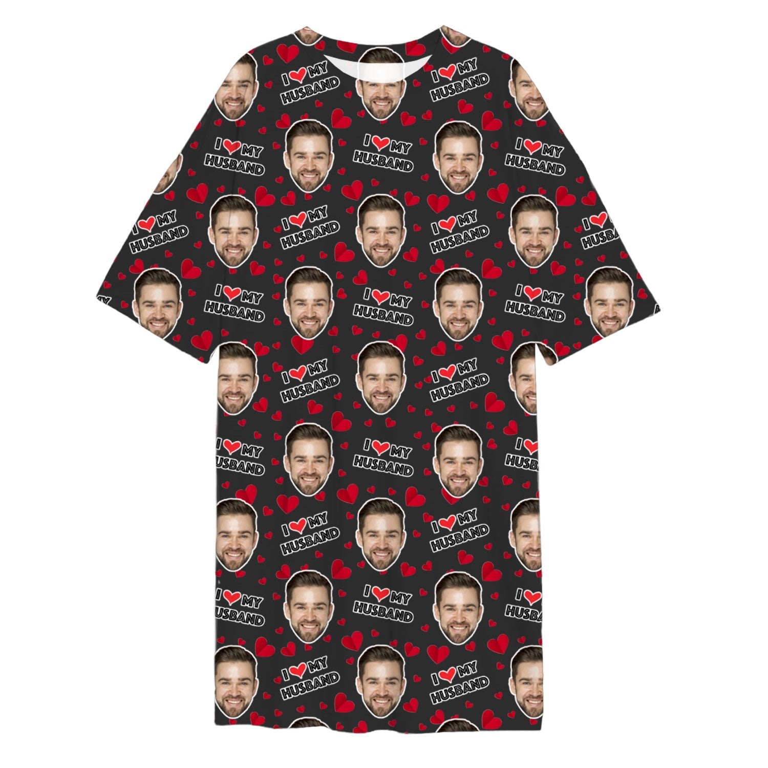I Love My Husband Custom Sleep Tee