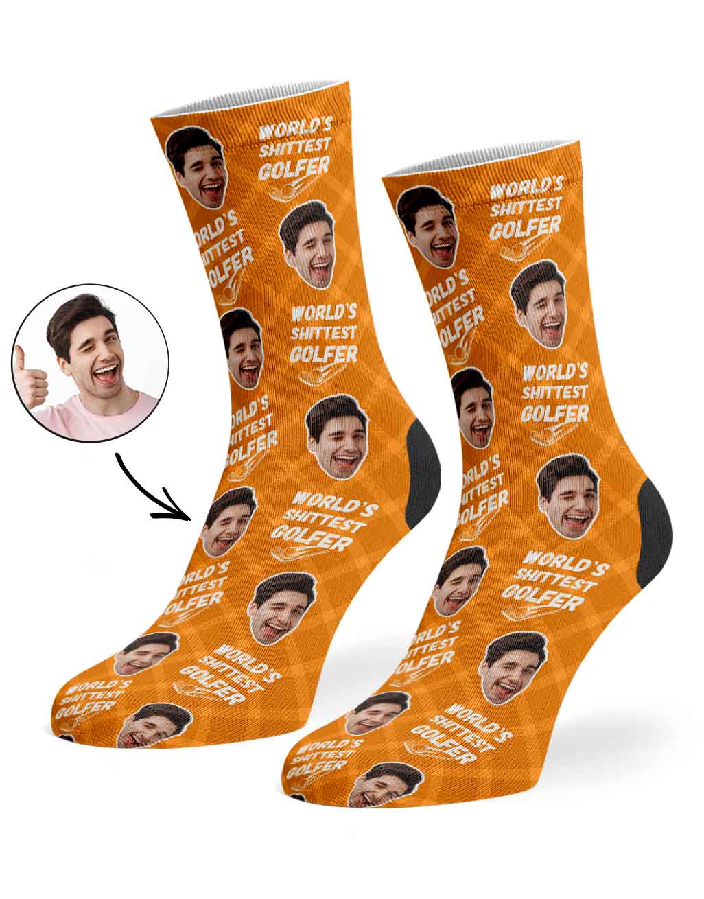 World's Sh*ttest Golfer Socks