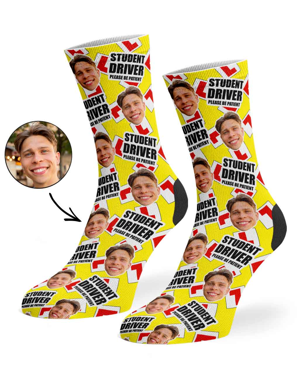 Student Driver Please Be Patient Socks