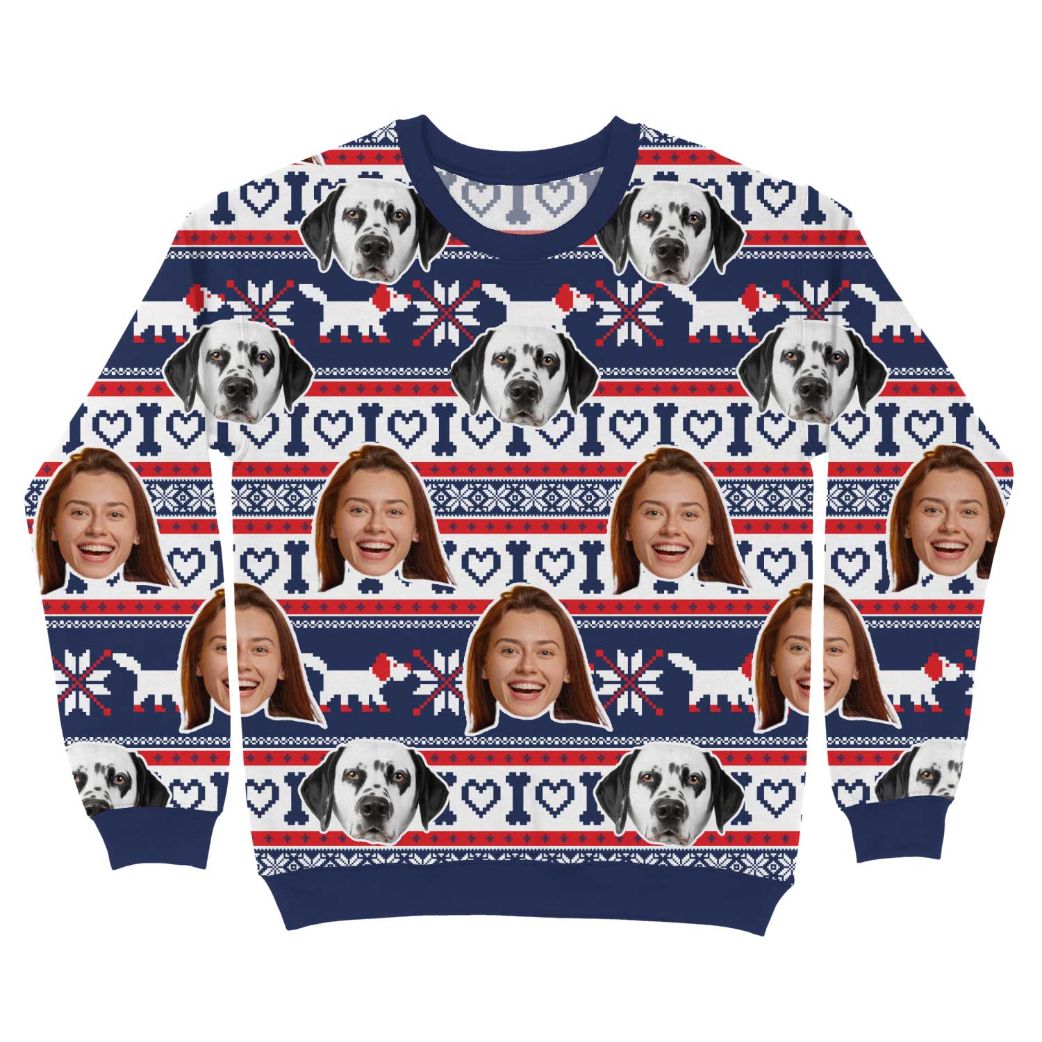 You & Your Dog Personalized Christmas Jumper