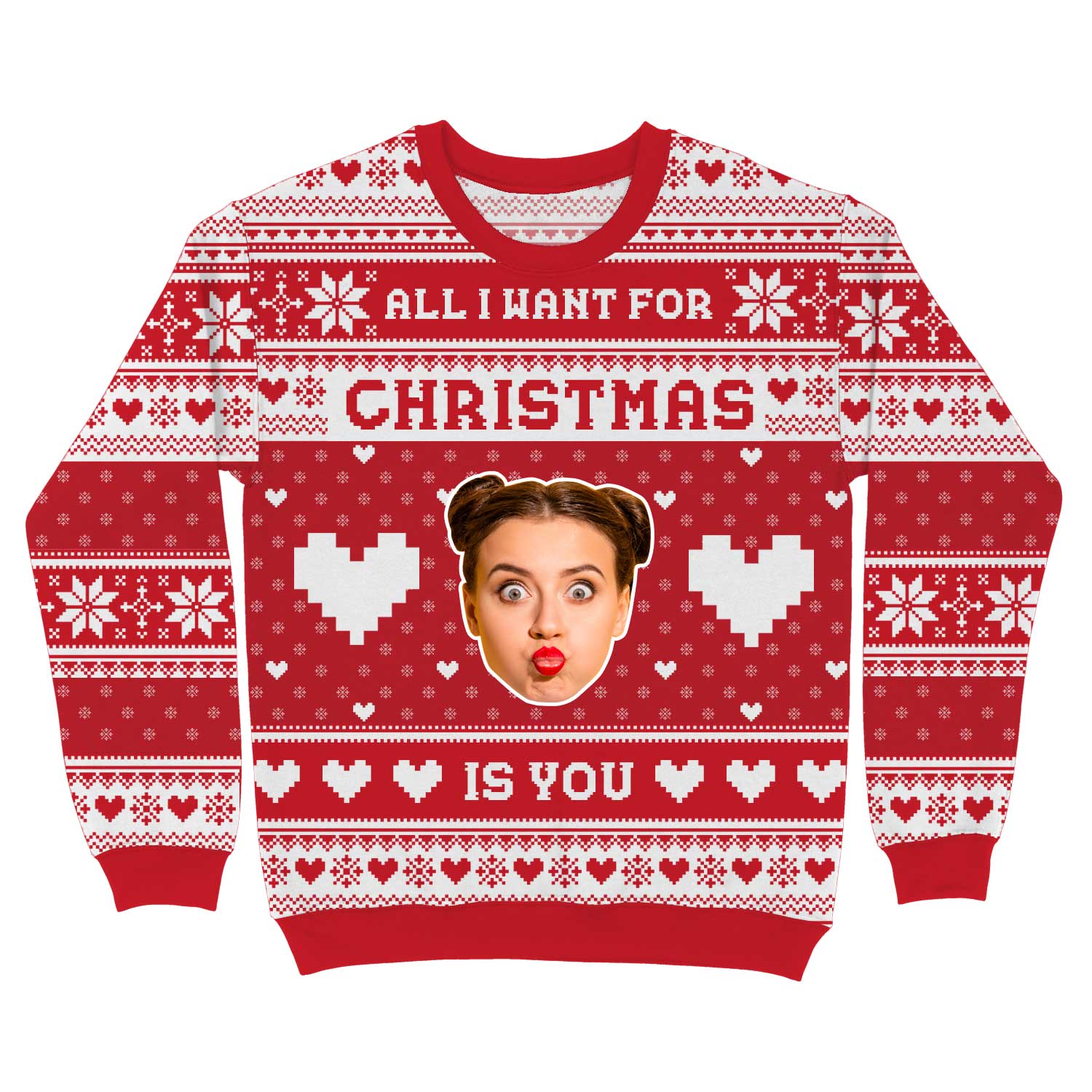 All I Want For Christmas Is You Personalized Christmas Jumper