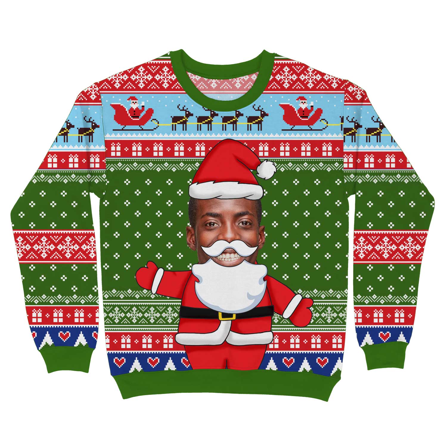 Santa Claus Me Personalized Christmas Sweatshirt
