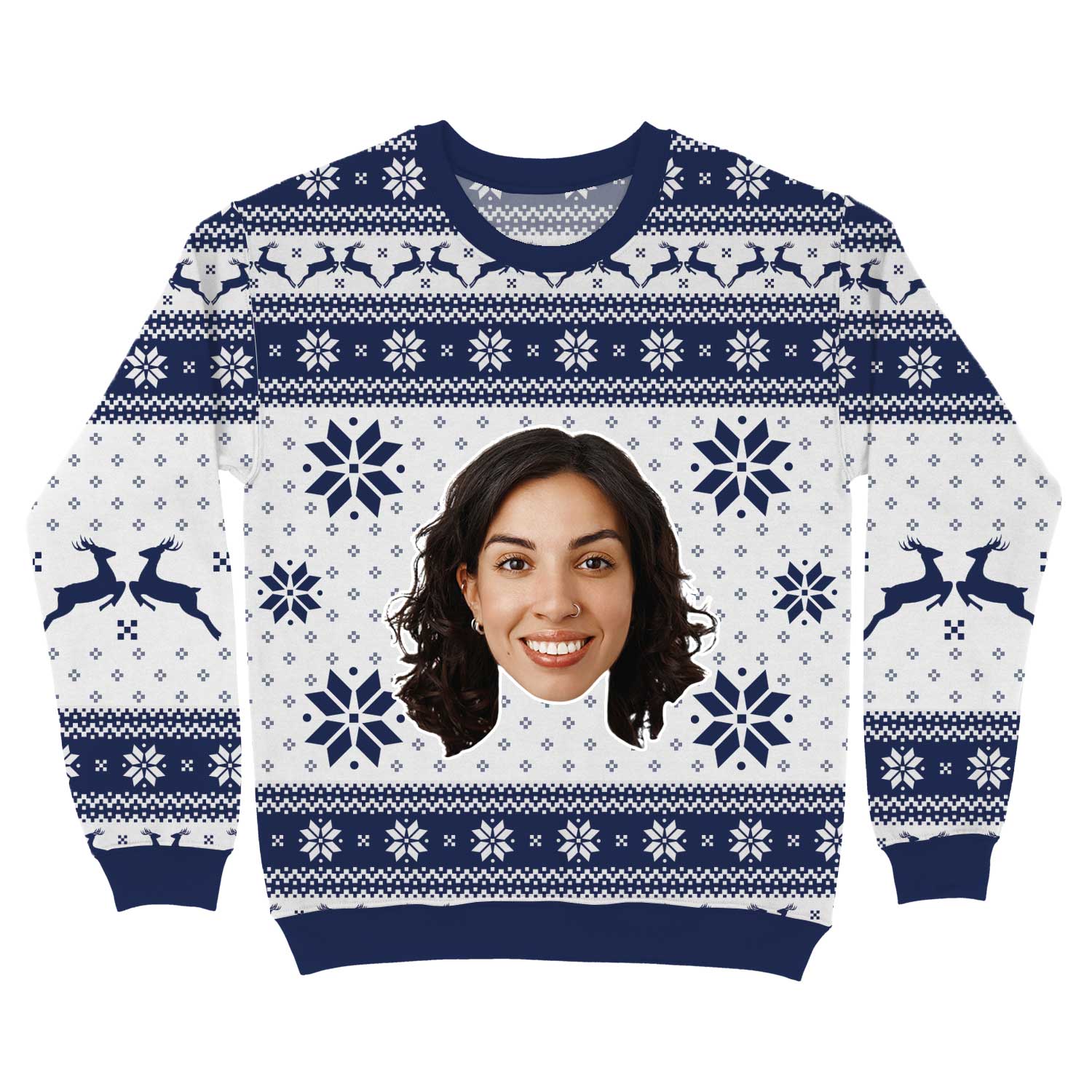 Your Face Big Personalized Christmas Jumper