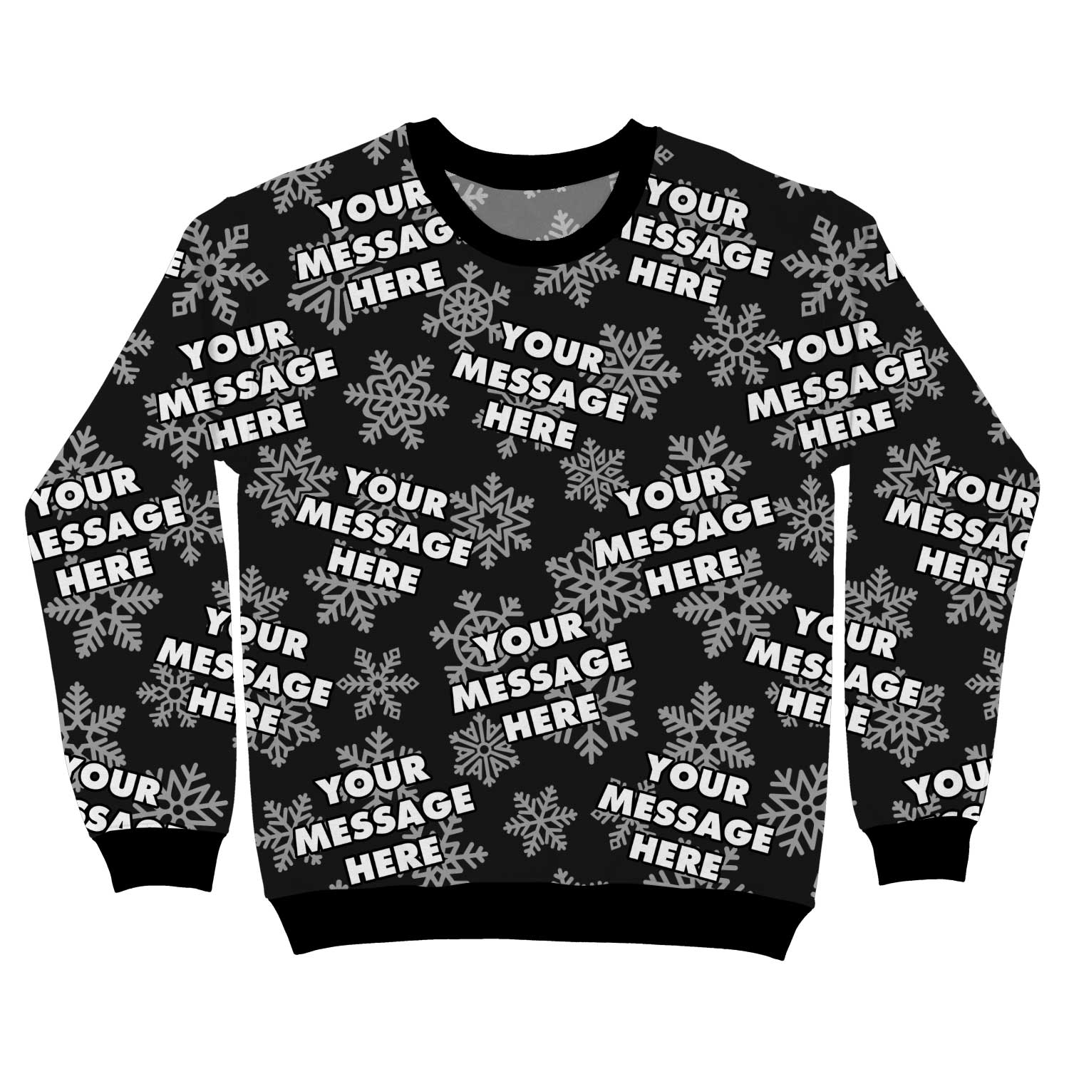 Your Message Personalized Christmas Sweater