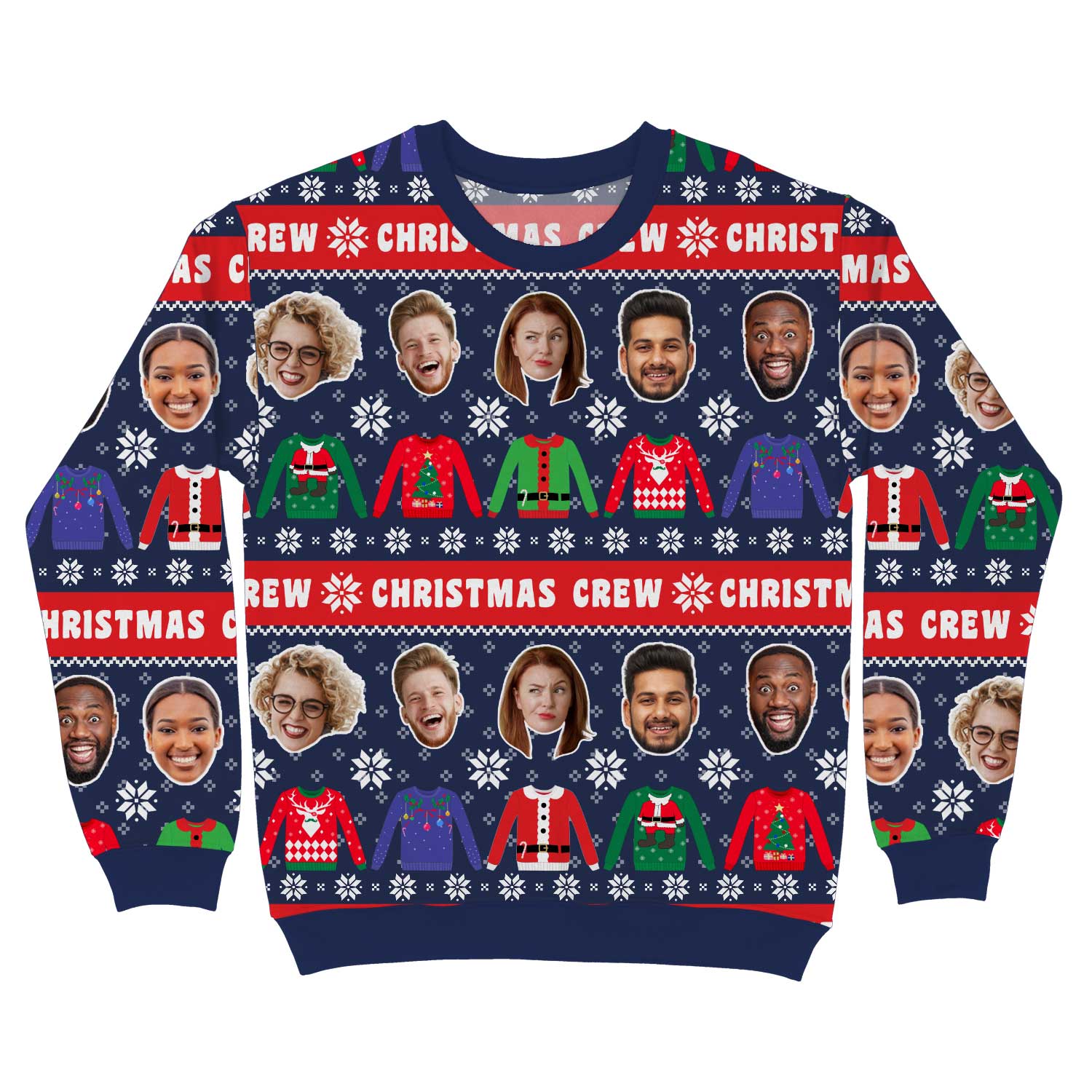 Christmas Crew Funny Festive Jumper