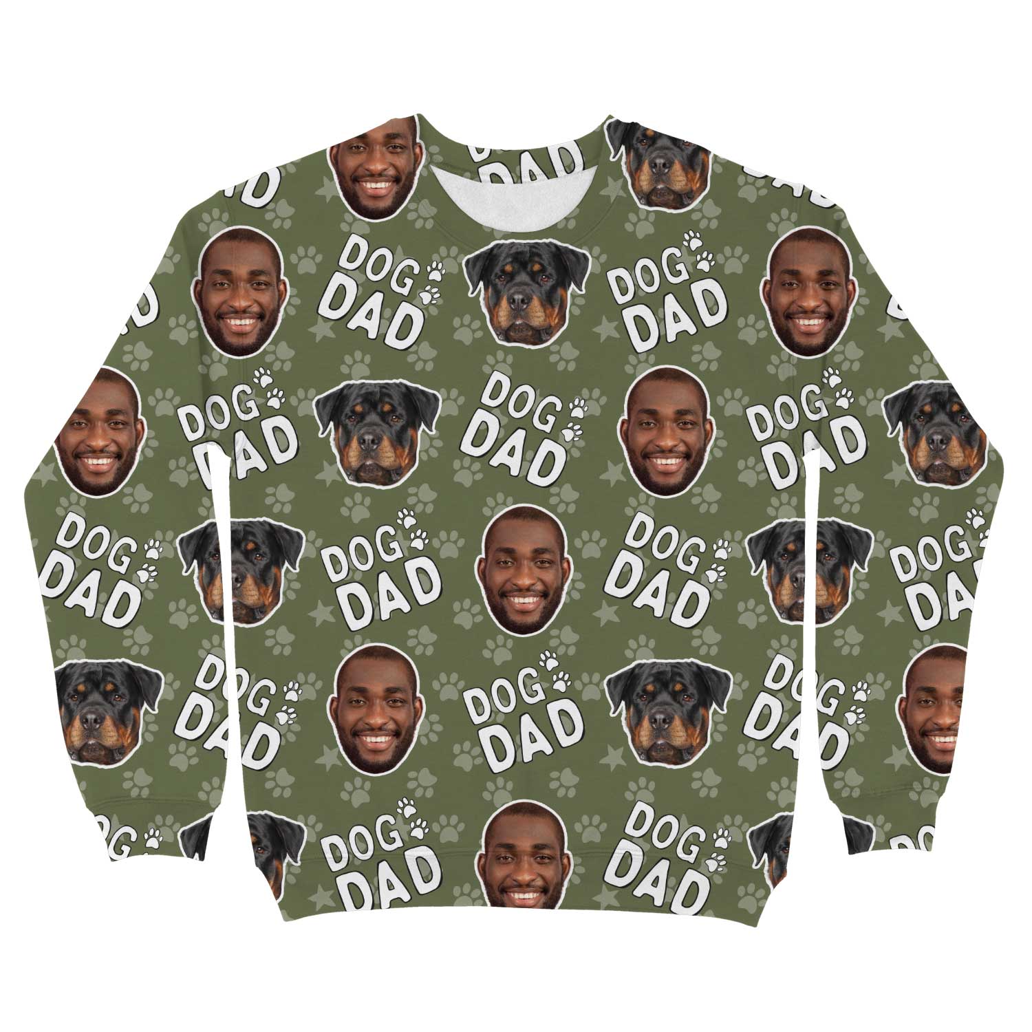 Dog Dad Custom Sweatshirt