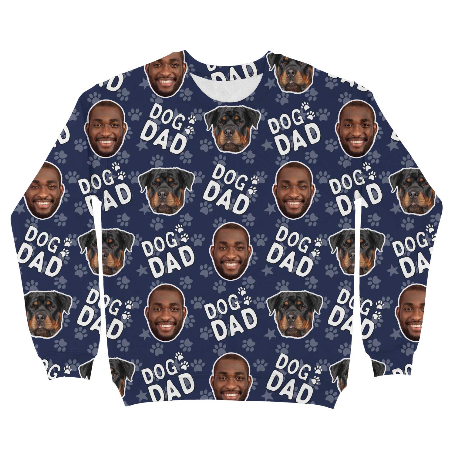 Dog Dad Custom Sweatshirt