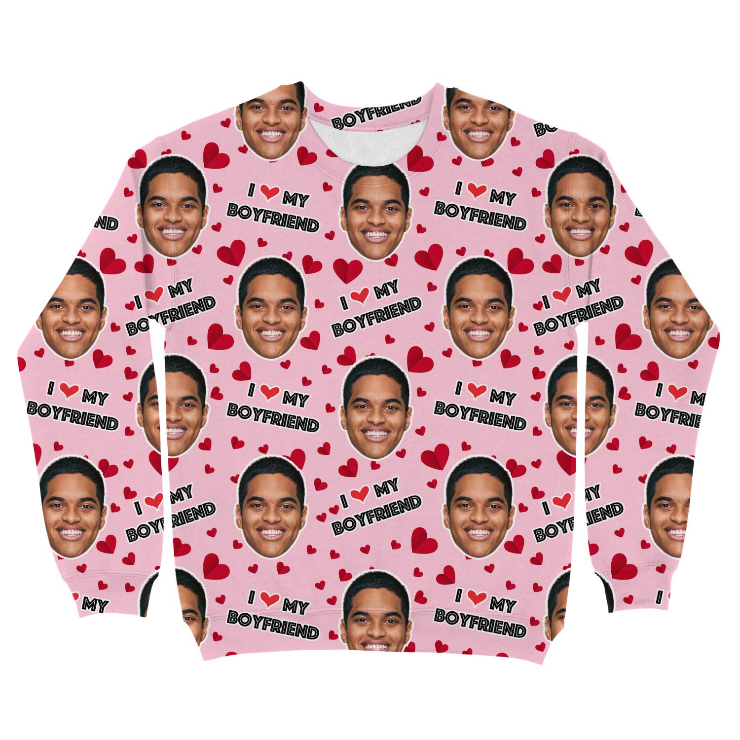 I Love My Boyfriend Custom Sweatshirt