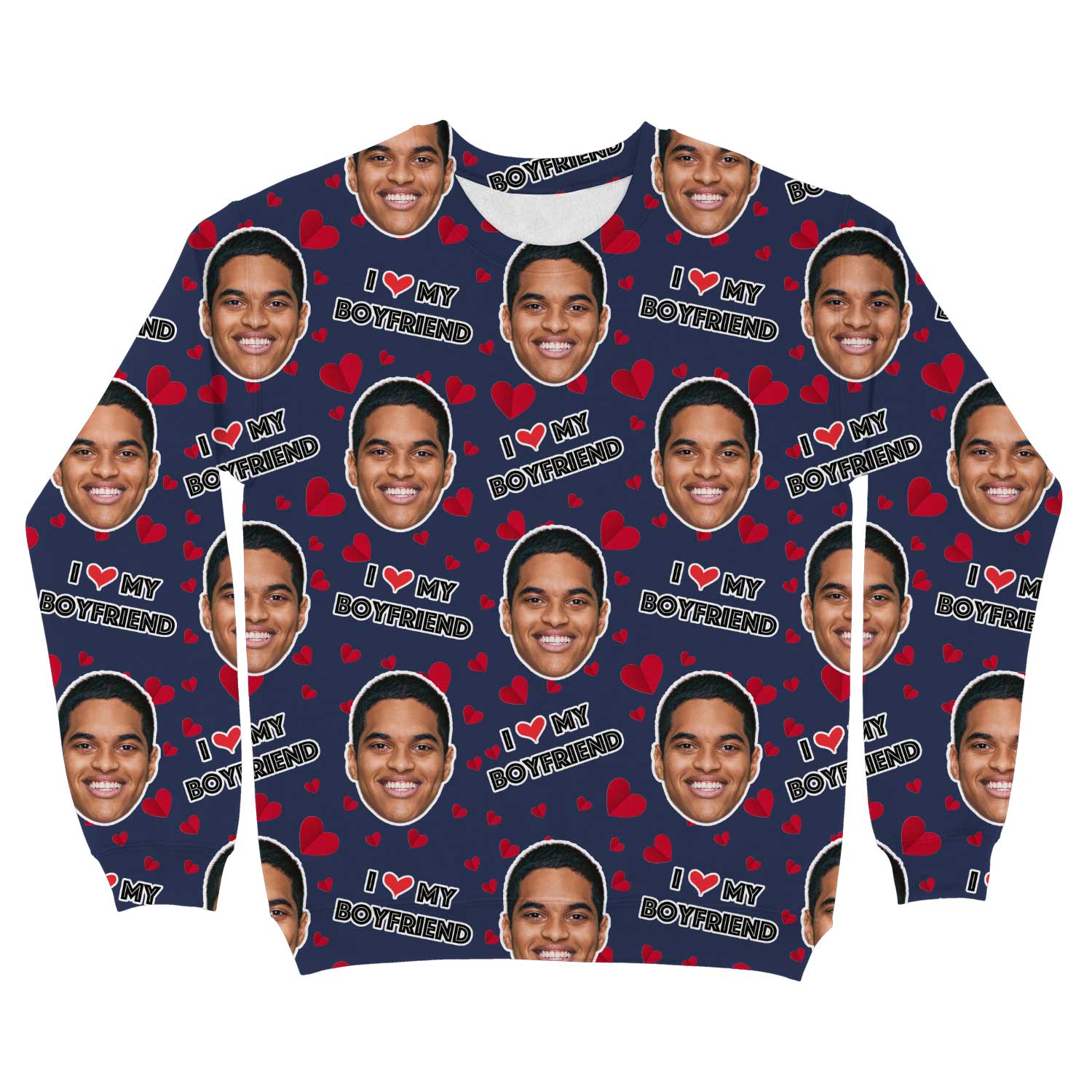 I Love My Boyfriend Custom Sweatshirt