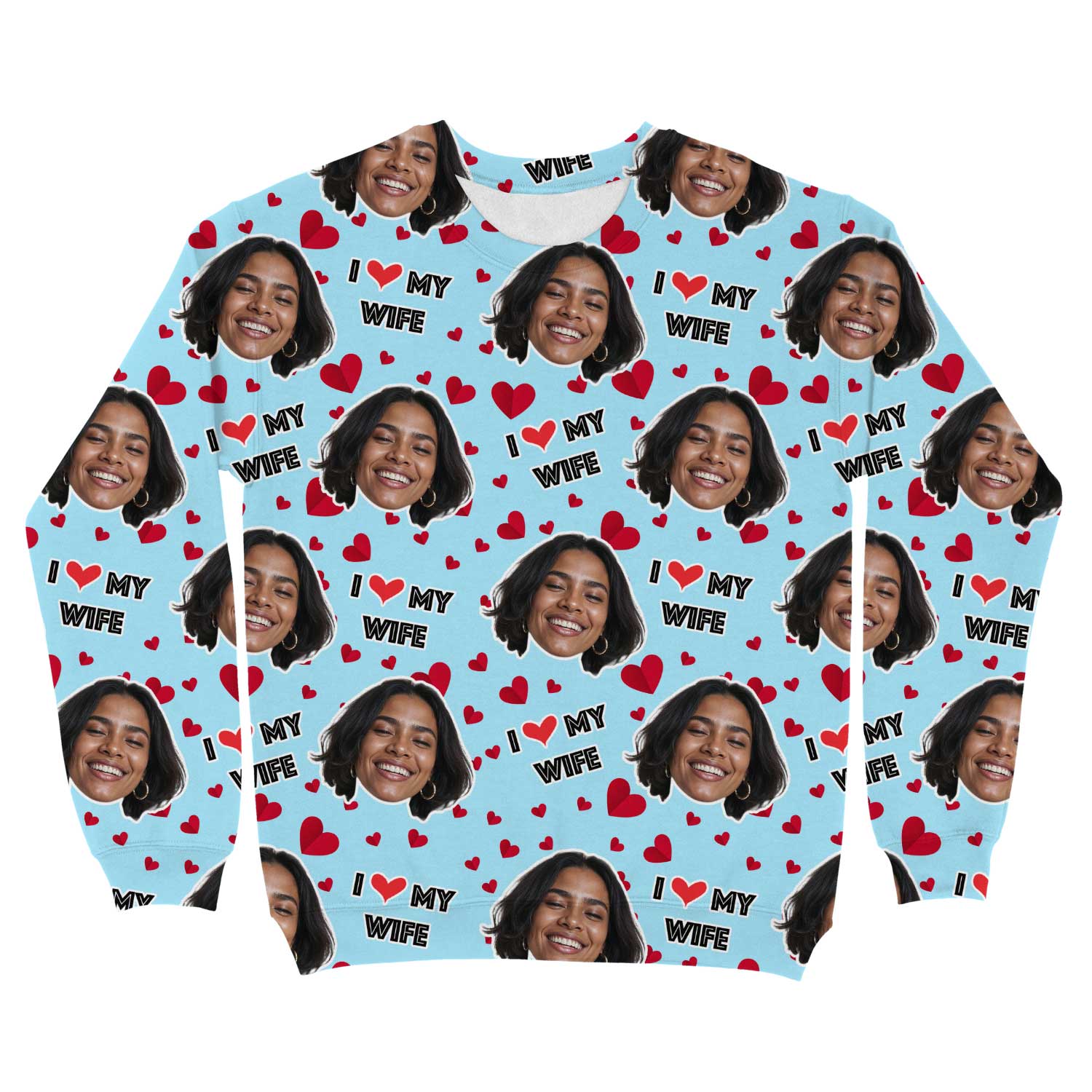I Love My Wife Custom Sweatshirt