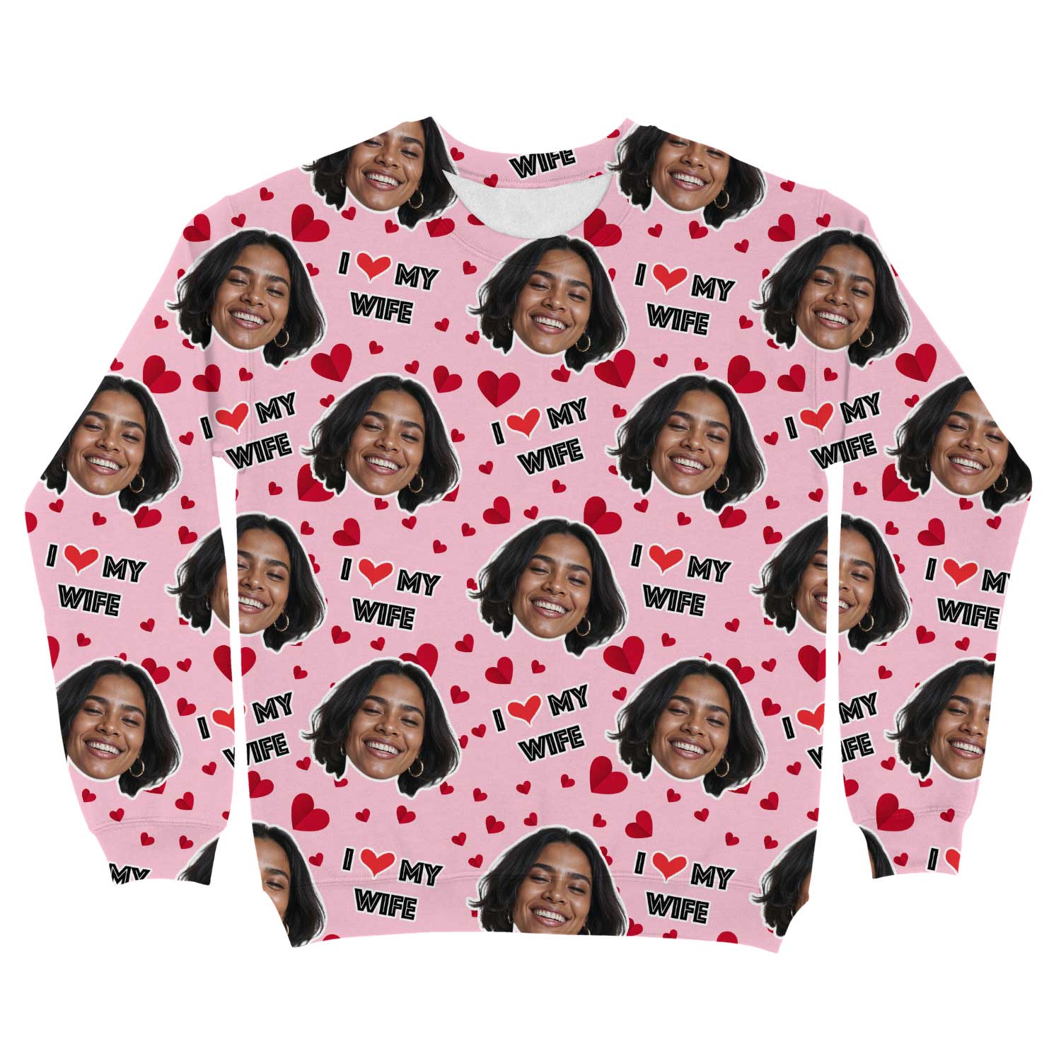 I Love My Wife Custom Sweatshirt