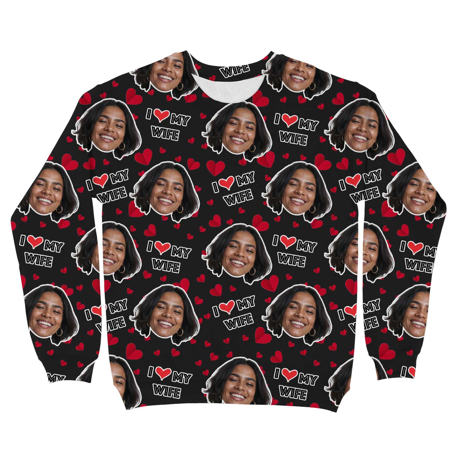I Love My Wife Custom Sweatshirt