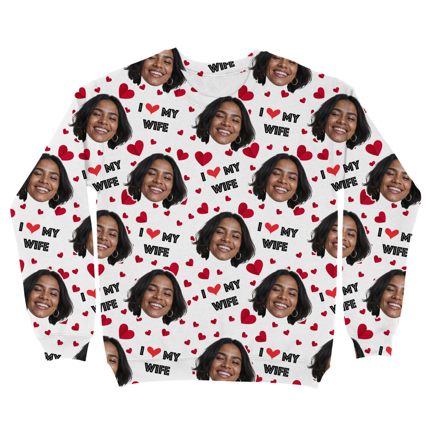 I Love My Wife Custom Sweatshirt