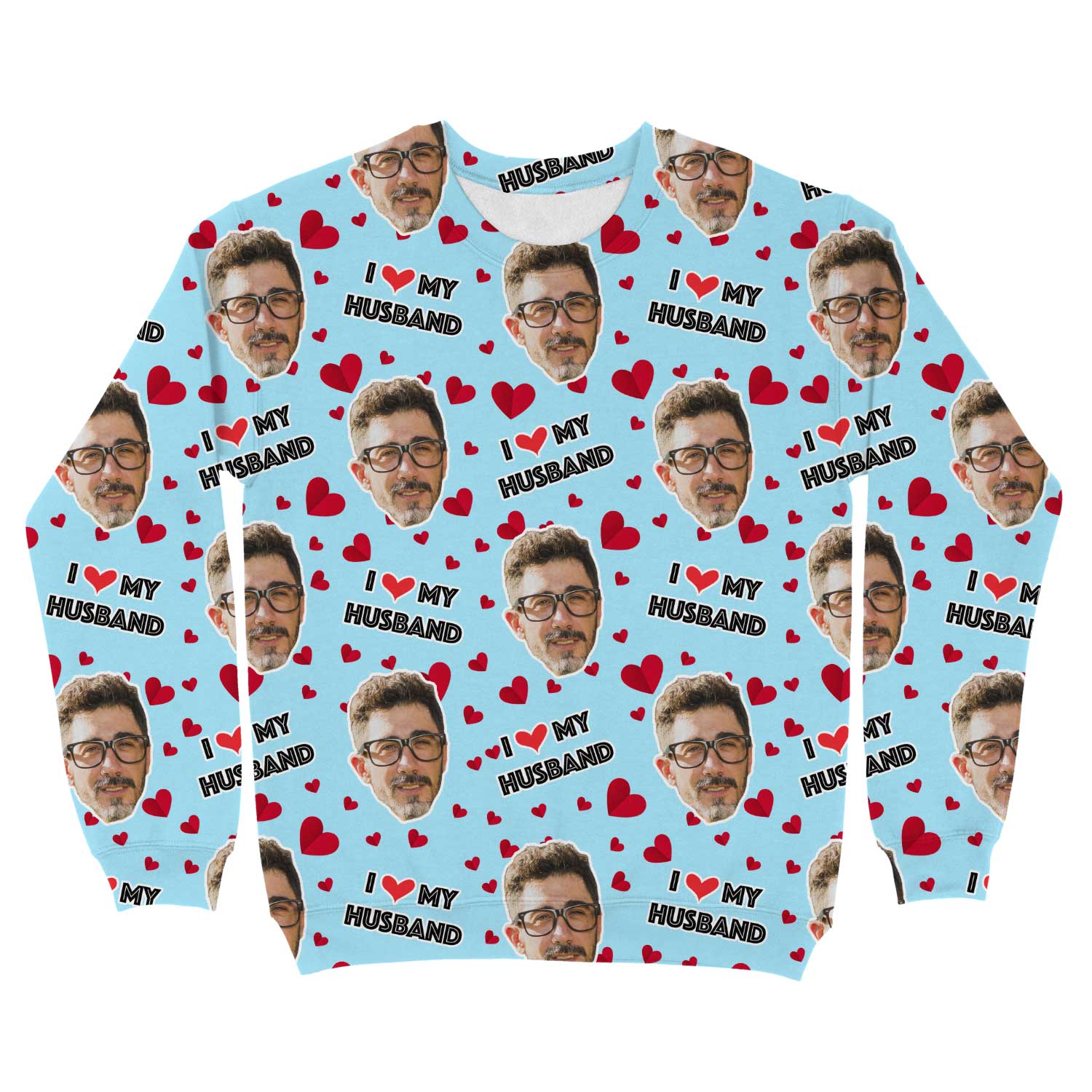 I Love My Husband Custom Sweatshirt