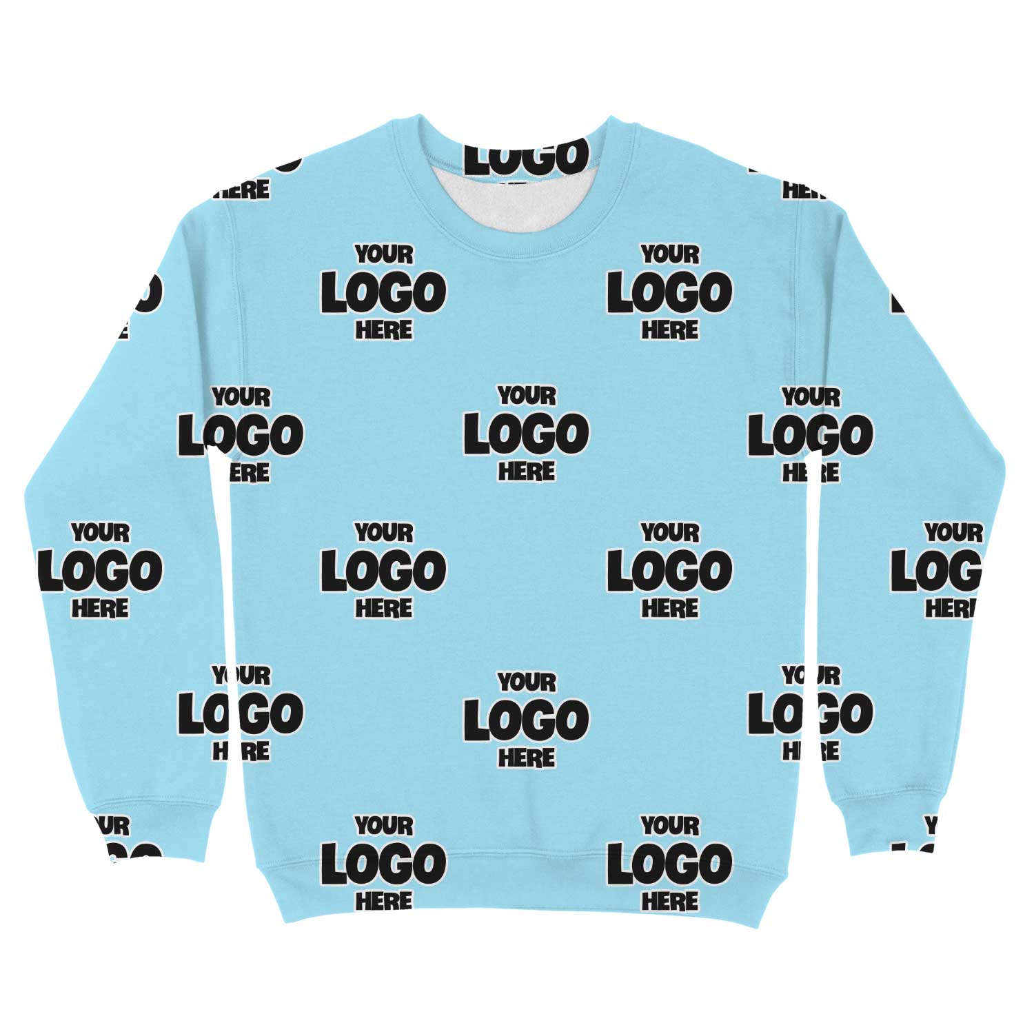 Personalized Full-Print Sweatshirt with Your Business Logo