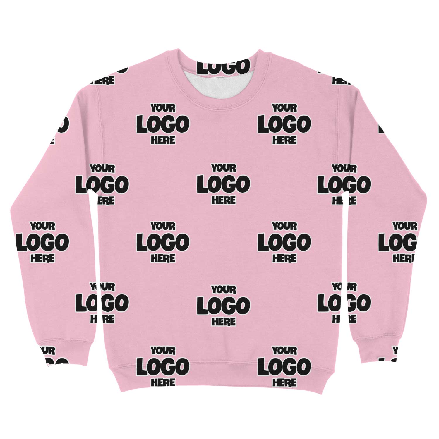Personalized Full-Print Sweatshirt with Your Business Logo