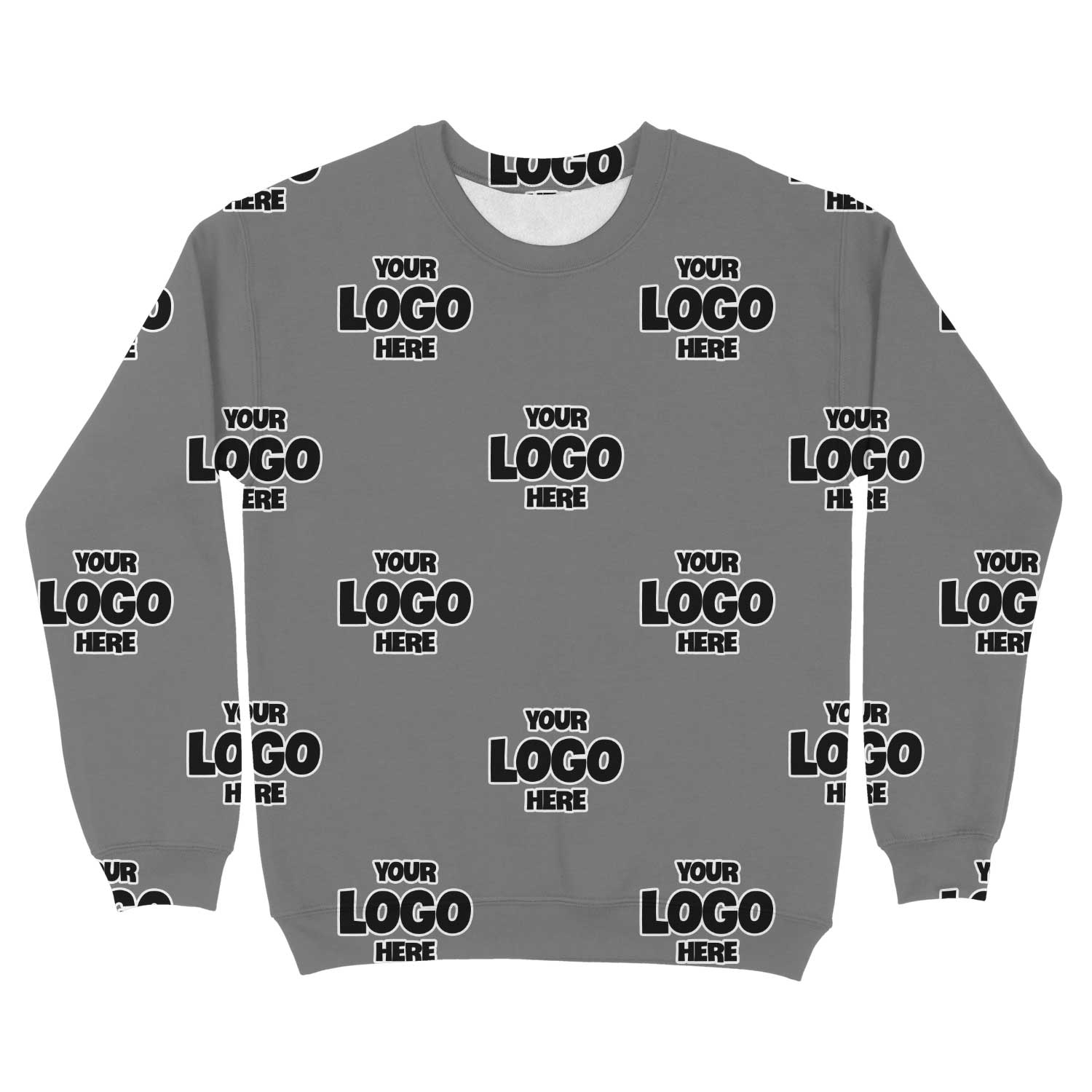 Personalized Full-Print Sweatshirt with Your Business Logo