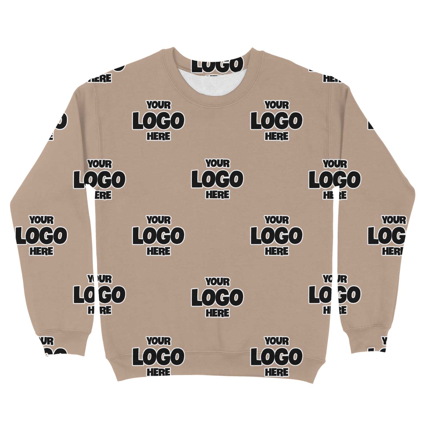 Personalized Full-Print Sweatshirt with Your Business Logo