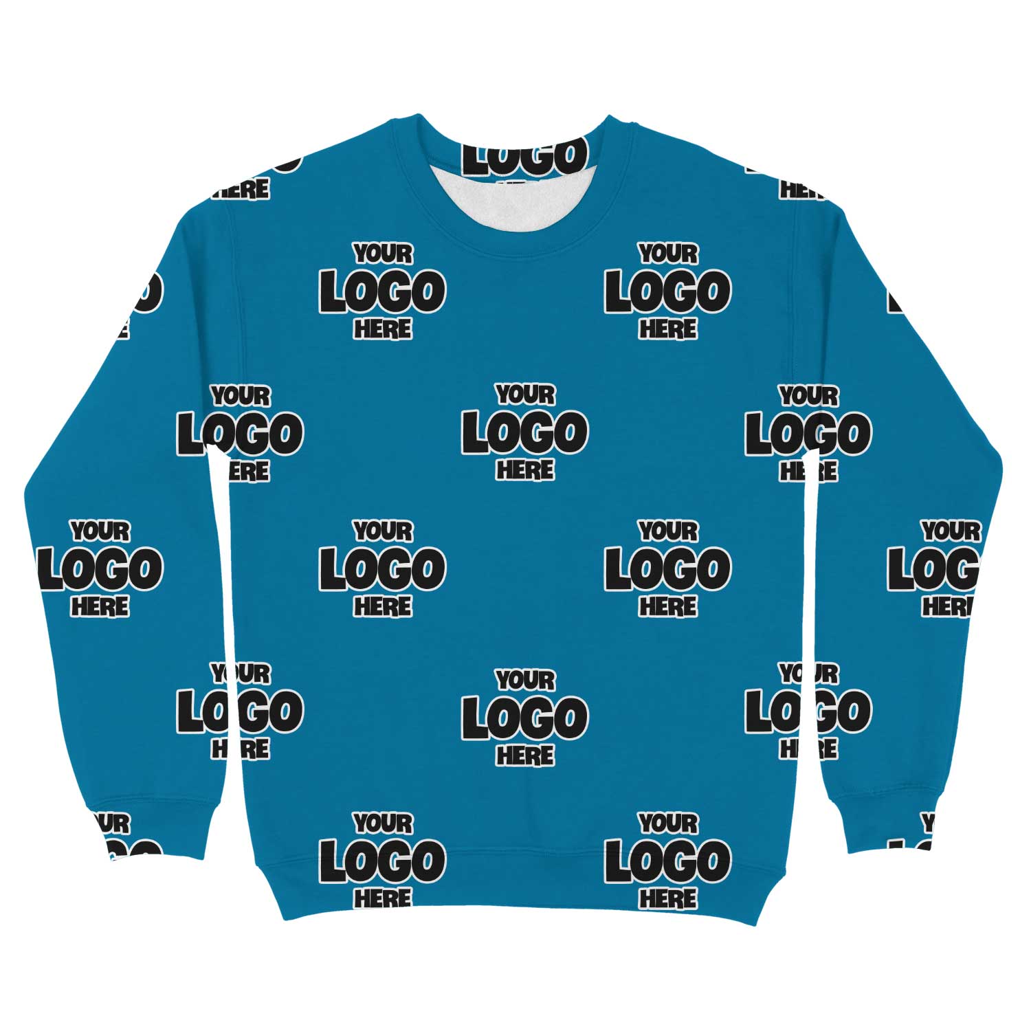 Personalized Full-Print Sweatshirt with Your Business Logo
