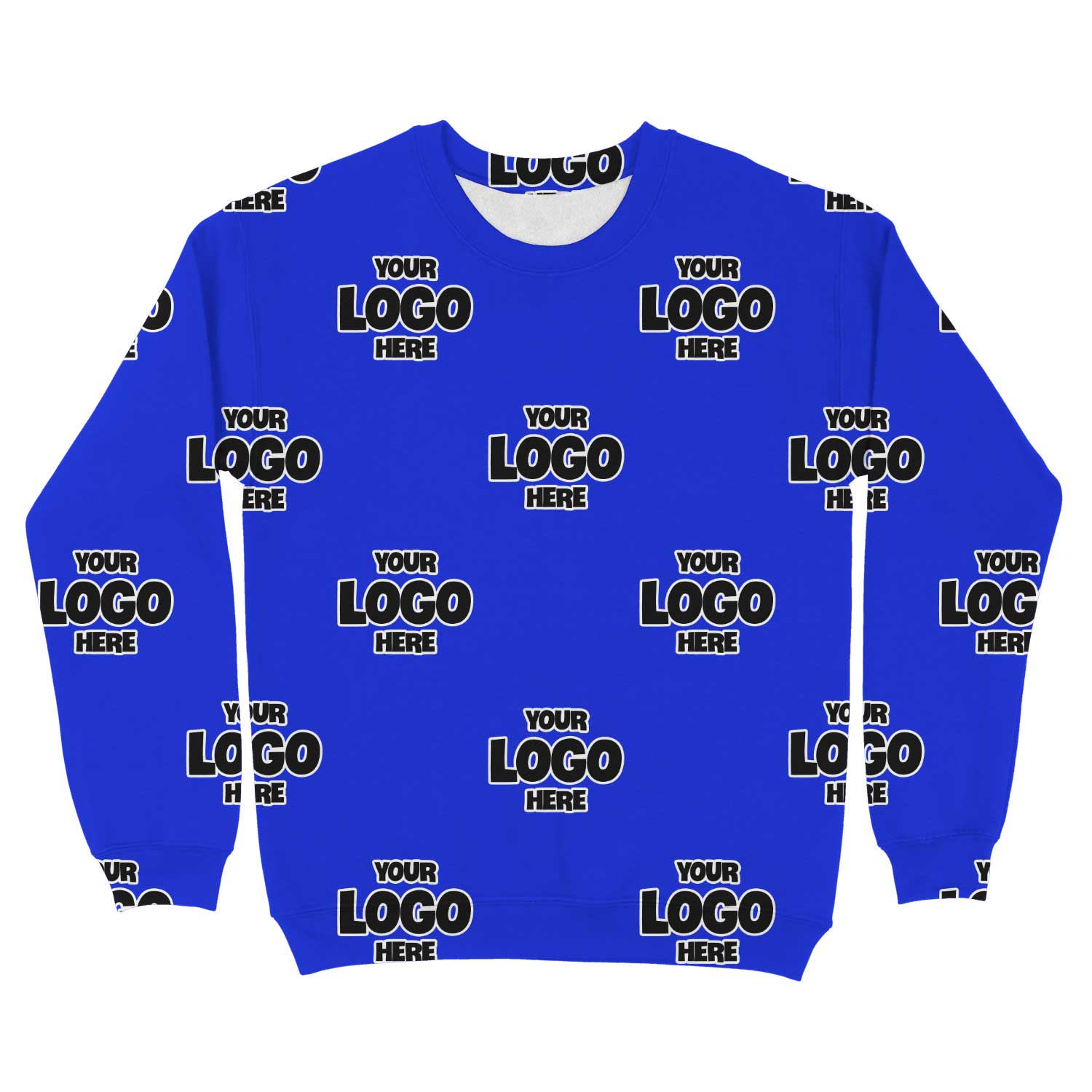 Personalized Full-Print Sweatshirt with Your Business Logo