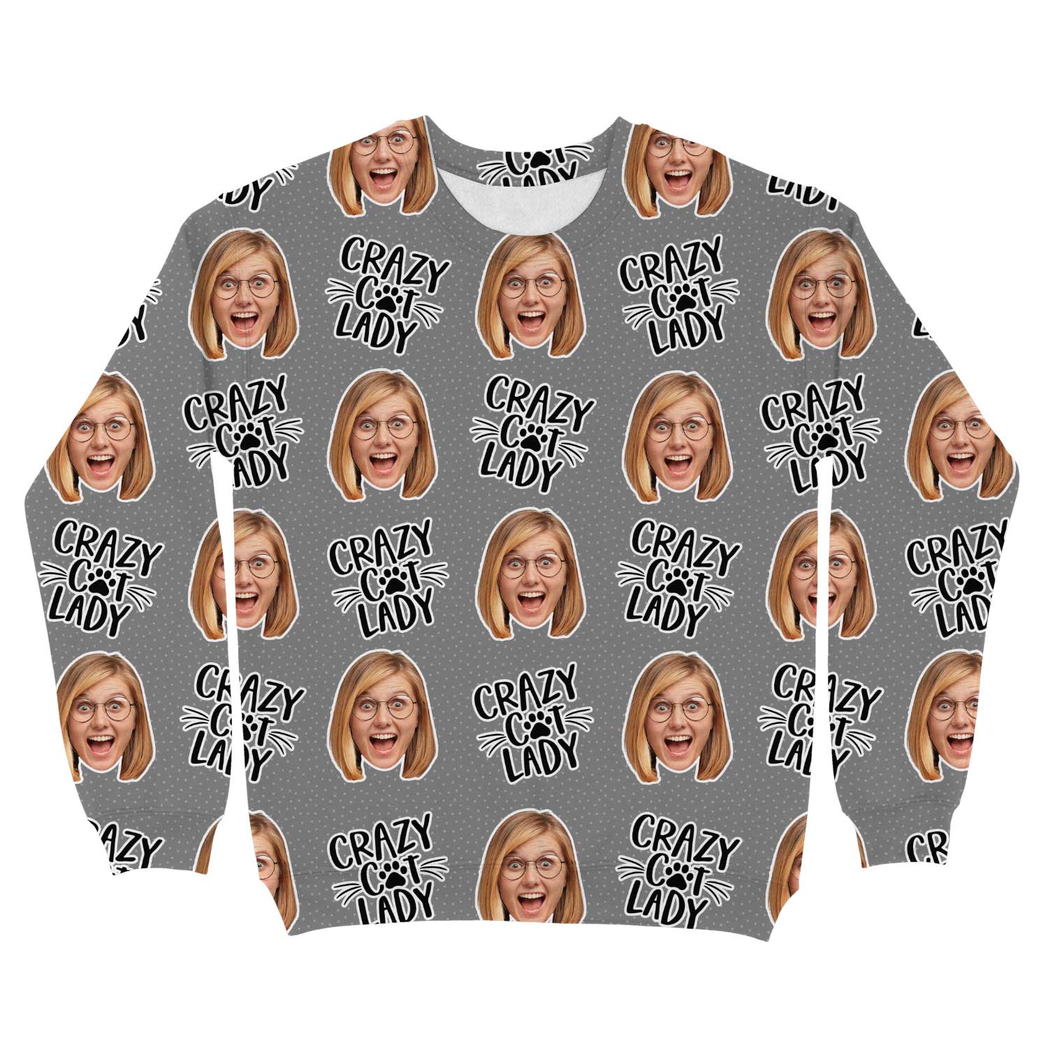 Crazy Cat Lady Custom Sweatshirt