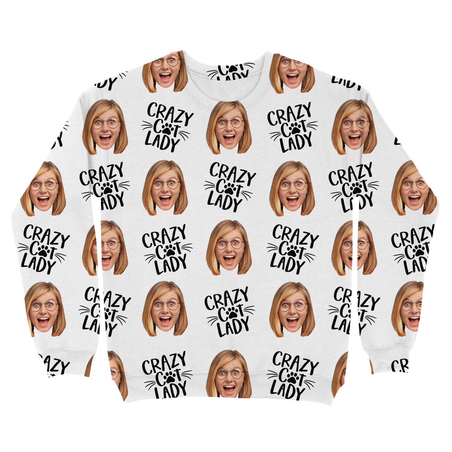 Crazy Cat Lady Custom Sweatshirt