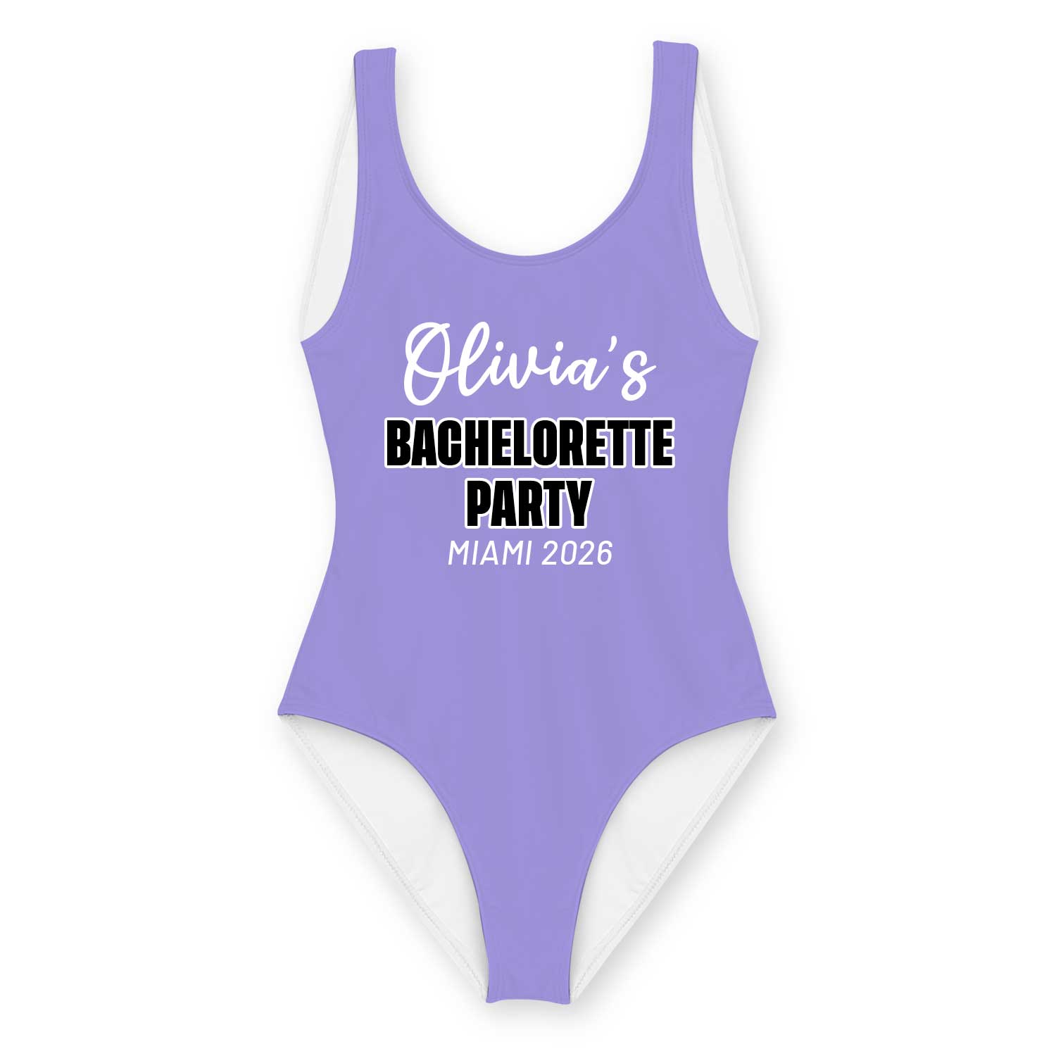personalised swimming costume
