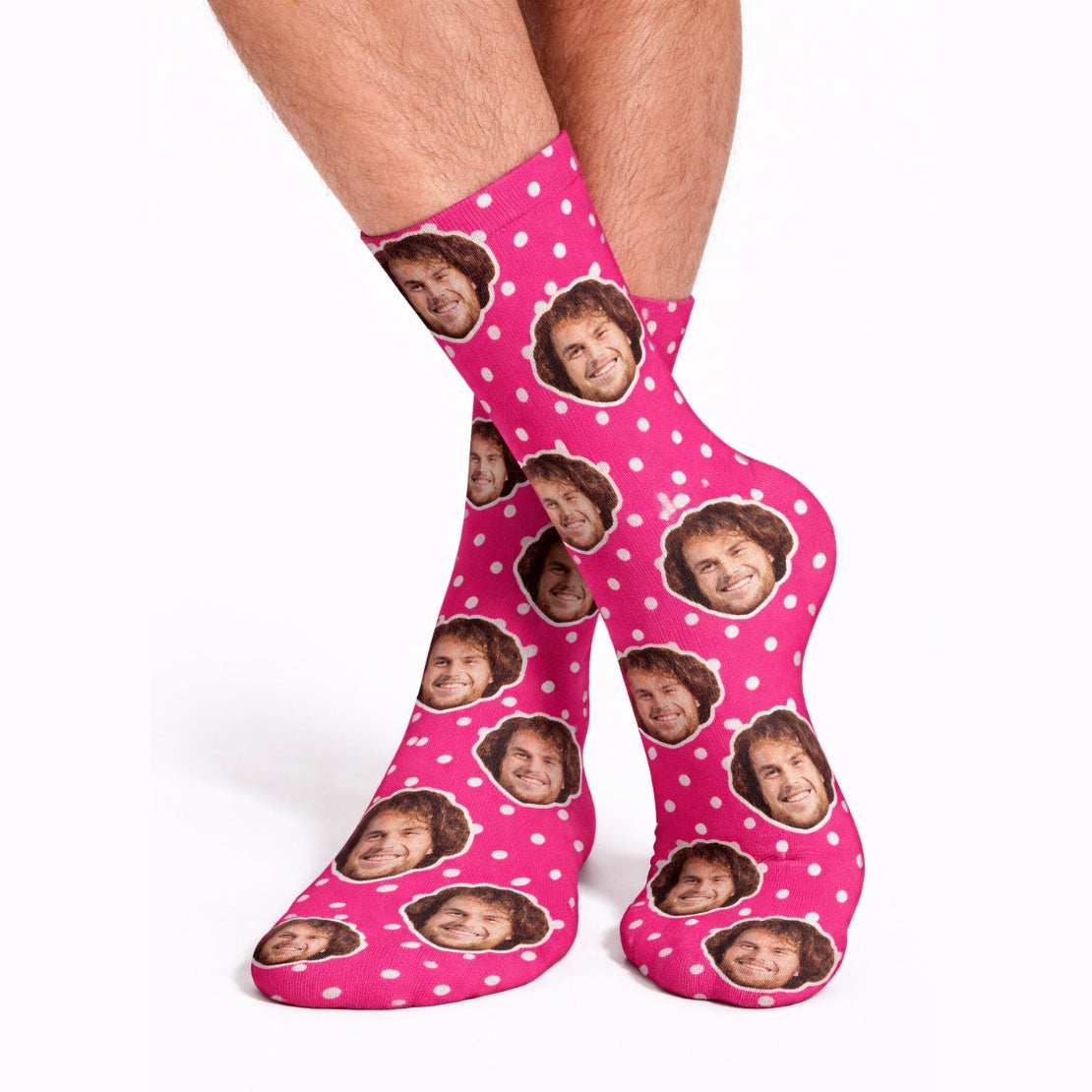 Spotty Face Custom Socks